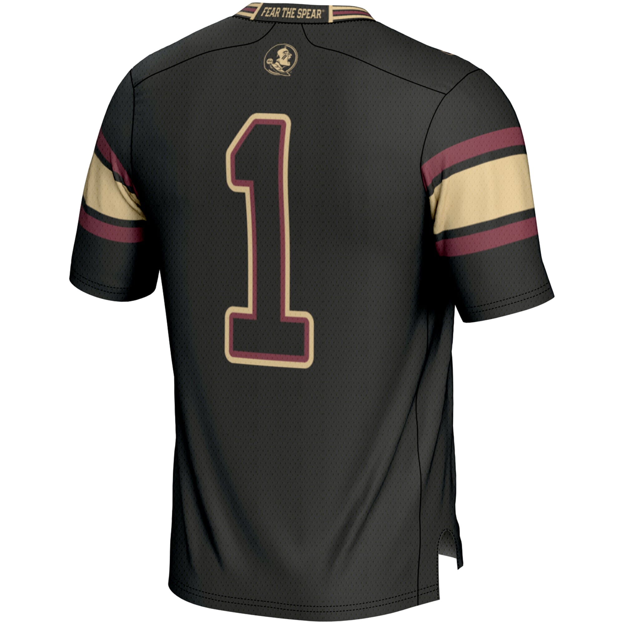 #1 Florida State Seminoles Endzone Football Jersey Black - detail view 1