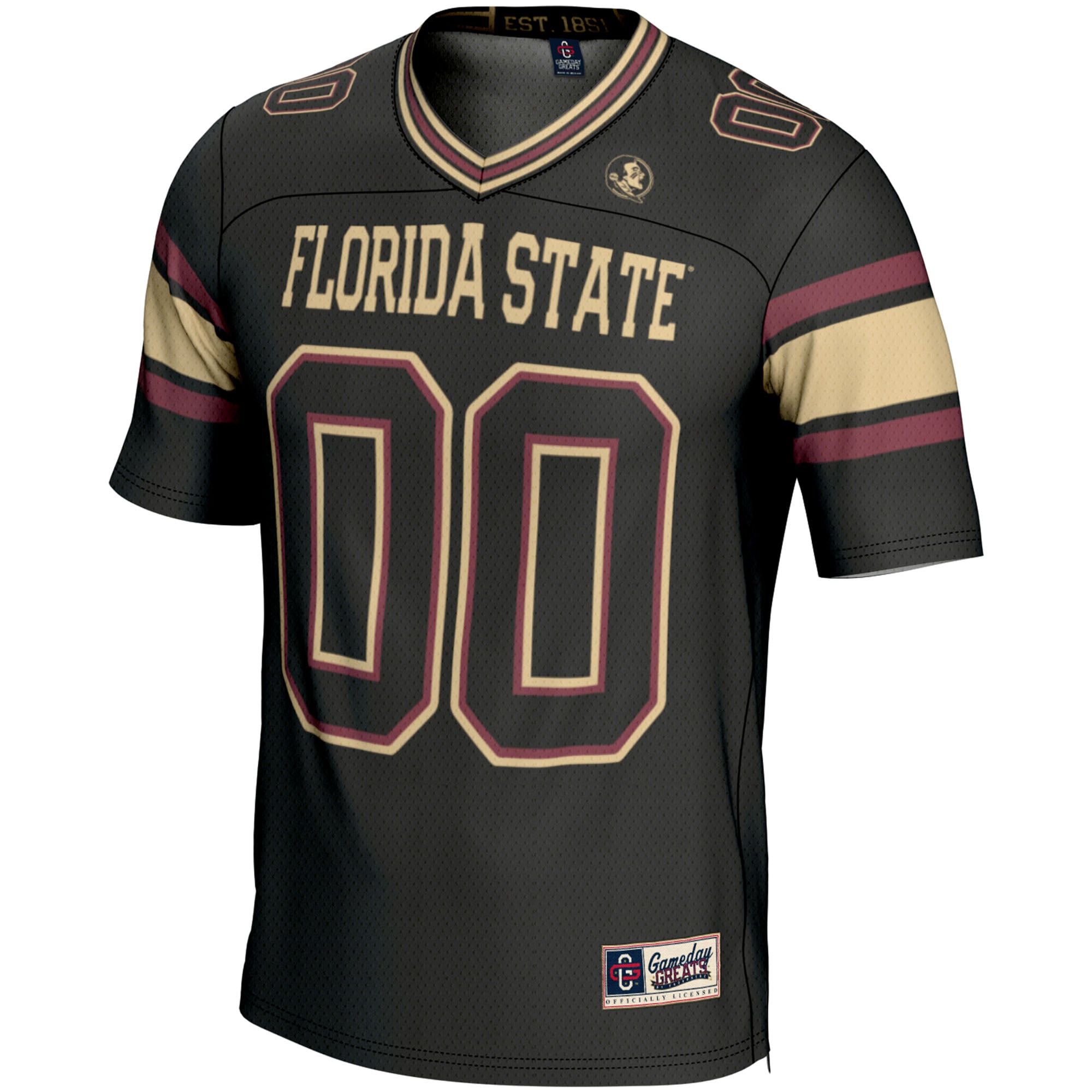 Florida State Seminoles Football Jersey Black - front view