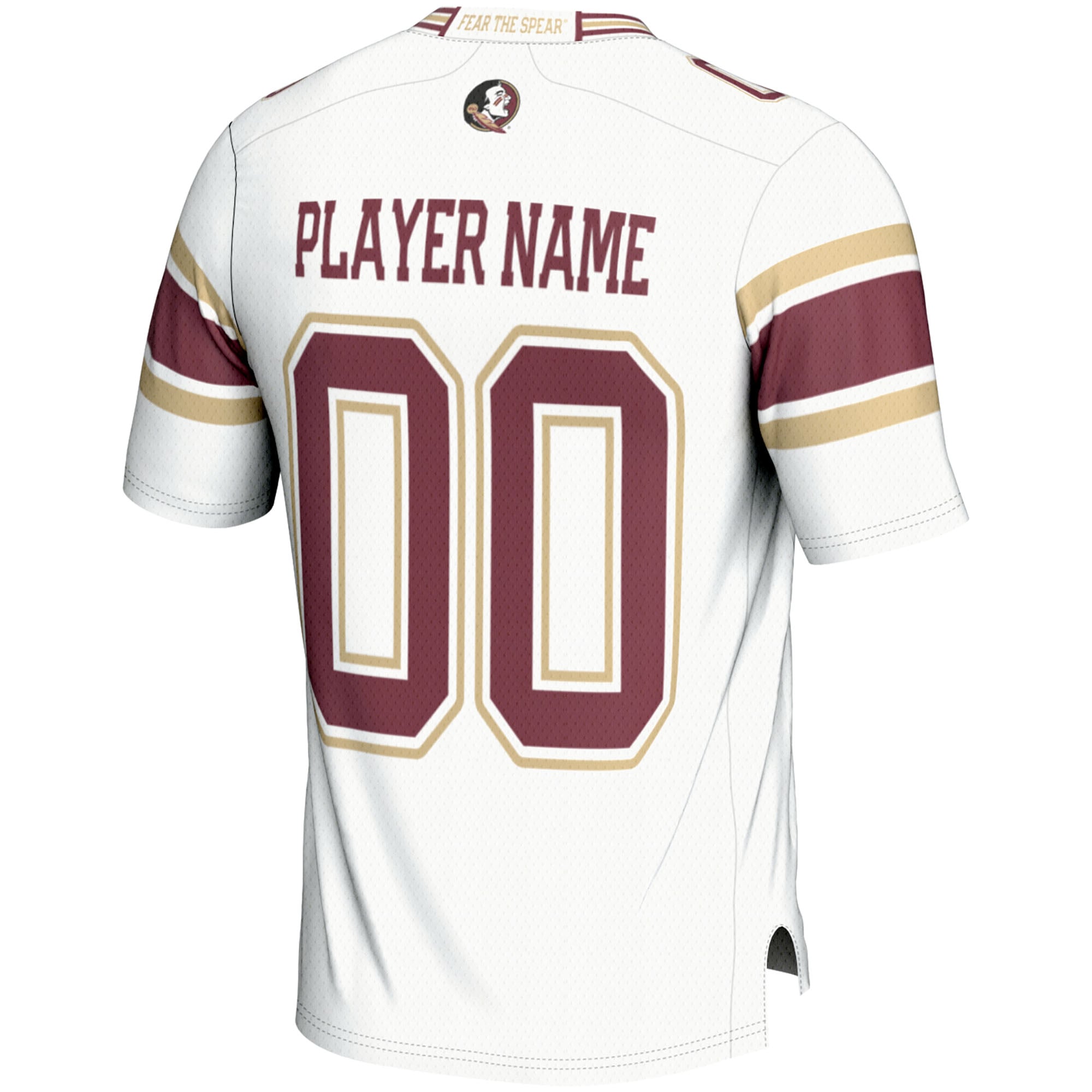 Florida State Seminoles Football Jersey White - back view