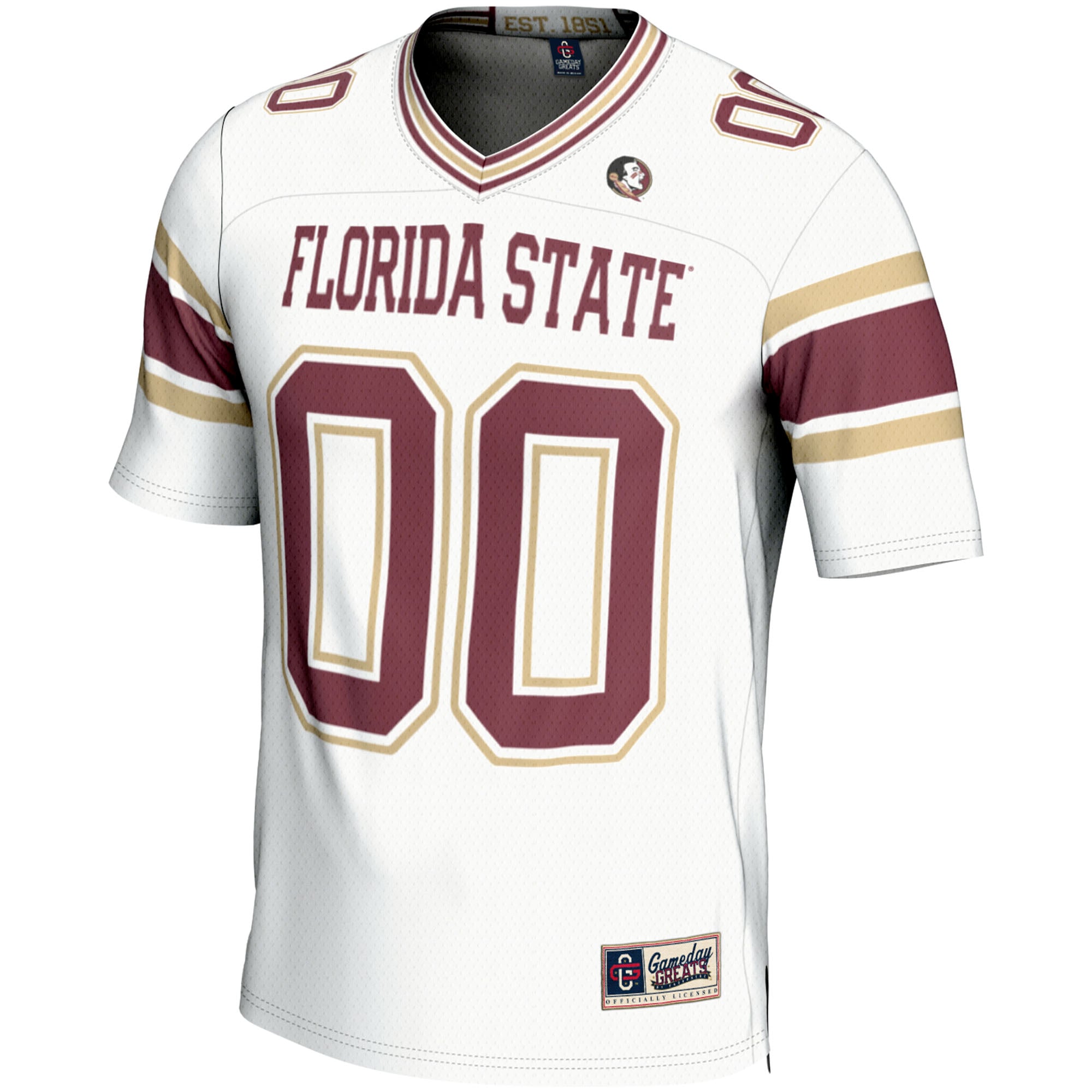 Florida State Seminoles Football Jersey White - front view