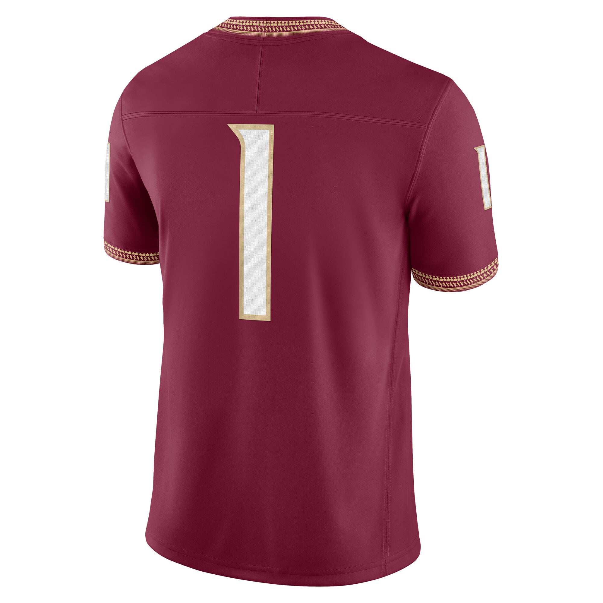 #1 Florida State Seminoles Home F.U.S.E. Stitched Jersey Garnet - back view