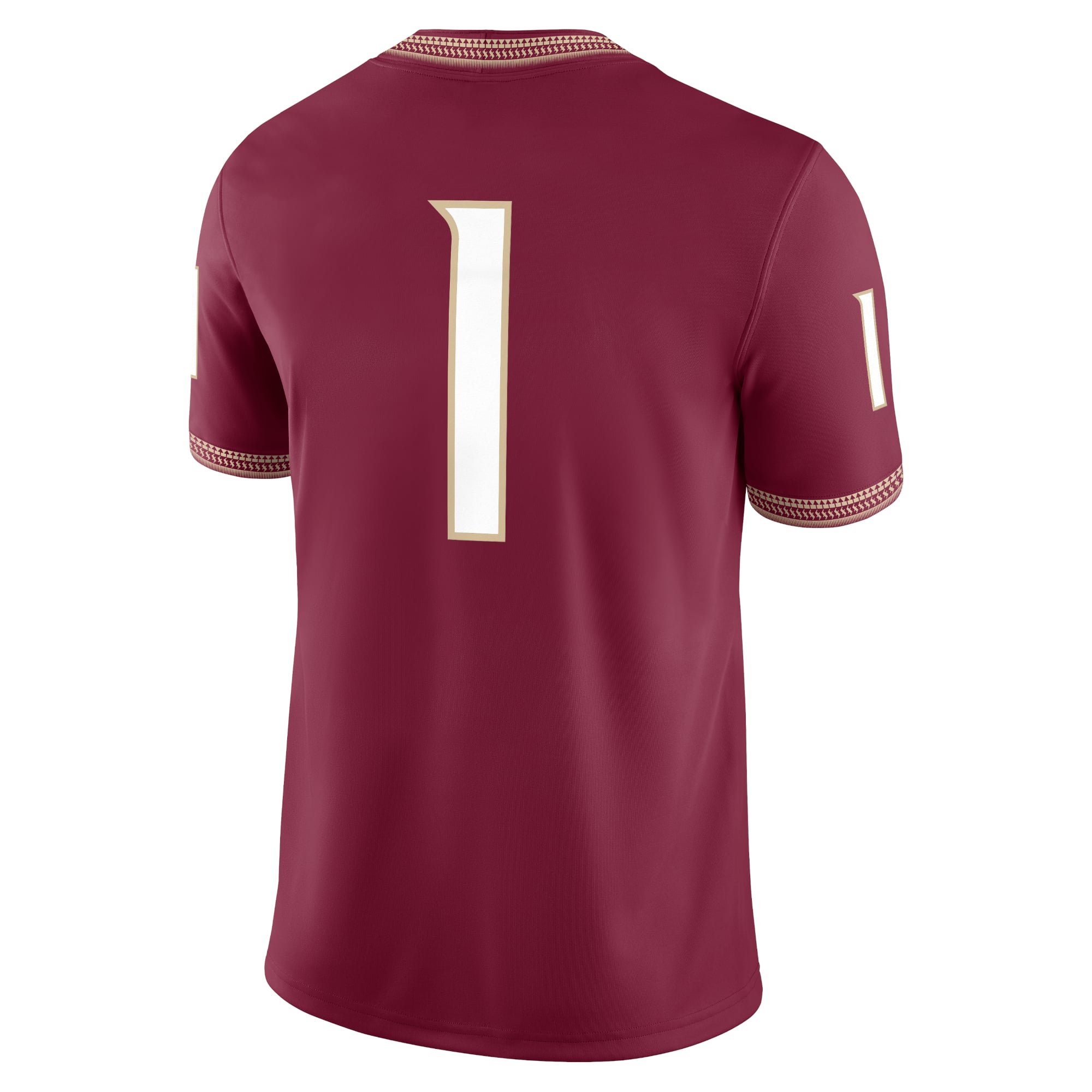 #1 Florida State Seminoles Jersey Garnet - back view