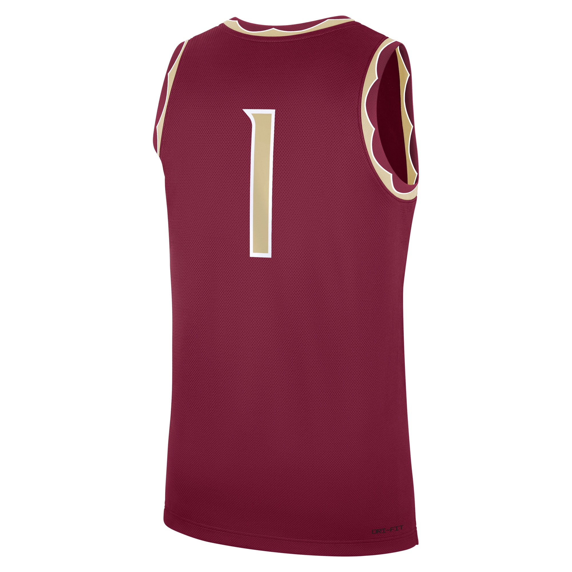 #1 Florida State Seminoles Road Jersey Garnet - back view