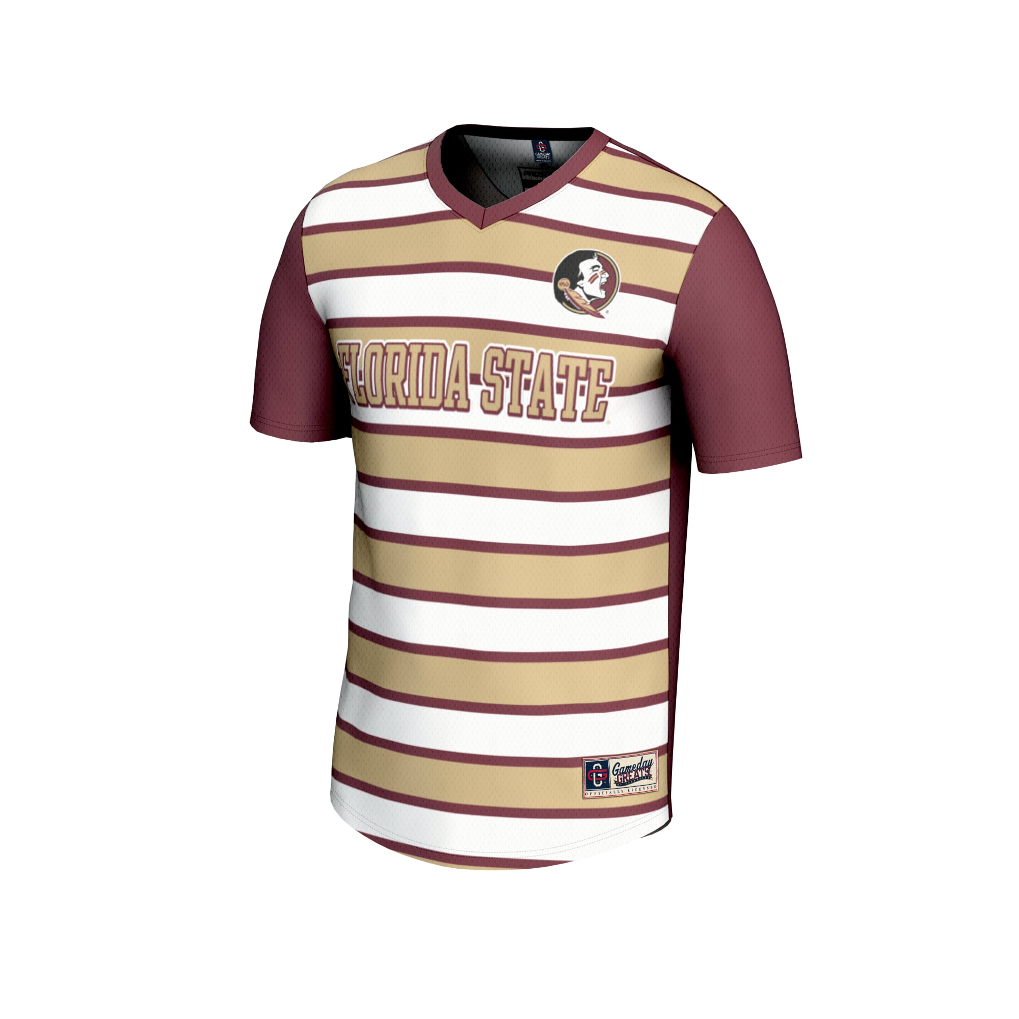 Florida State Seminoles Unisex Collegiate Women's Soccer Lightweight Fashion Jersey - front view
