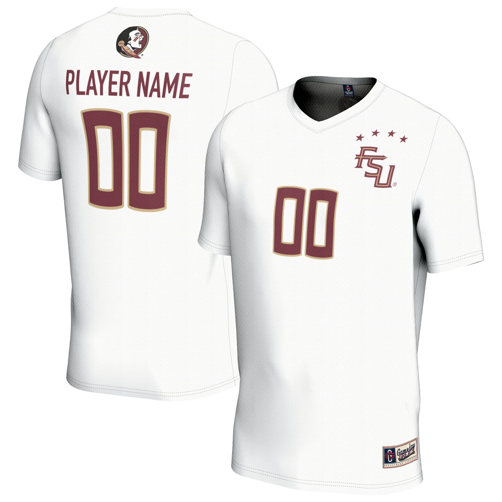 Florida State Seminoles Youth Lightweight Collegiate Women's Soccer Fashion - front and back view