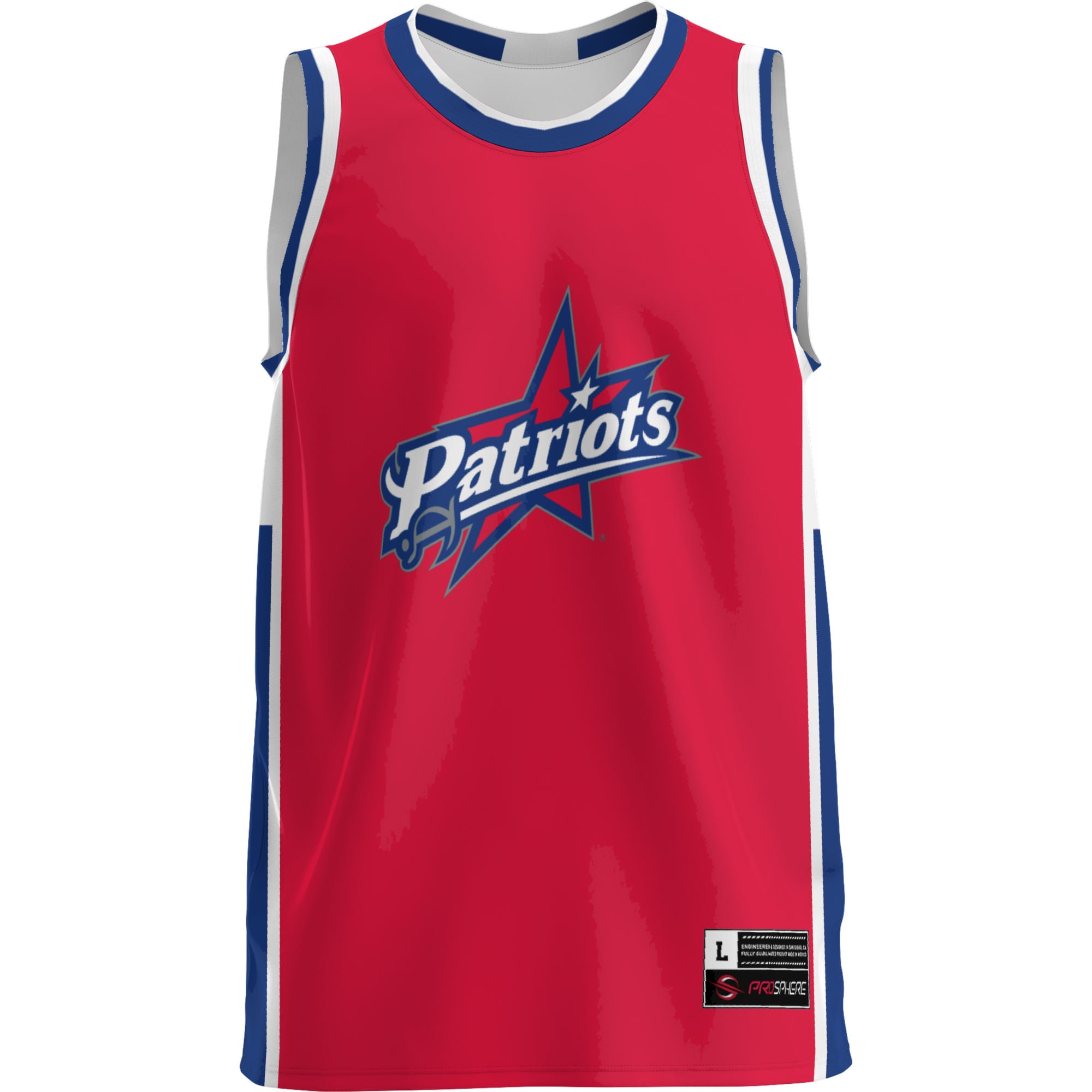 Francis Marion University Patriots Lightweight Basketball Jersey Blue - front view