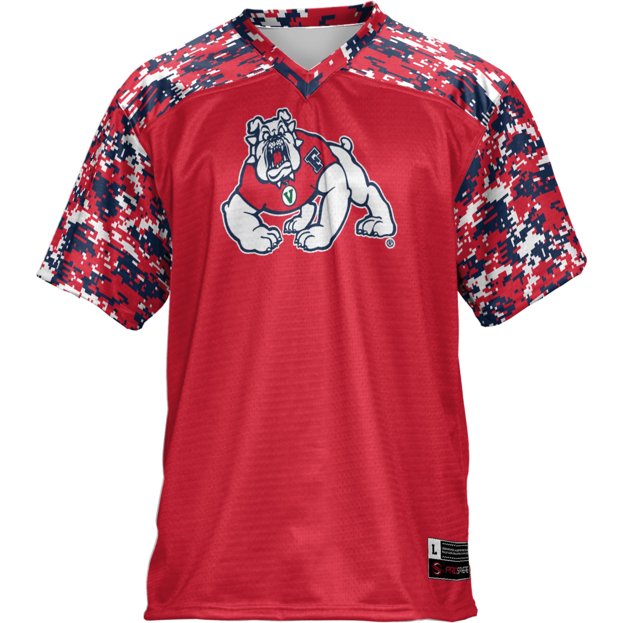Fresno State Bulldogs Football Jersey Blue - front view