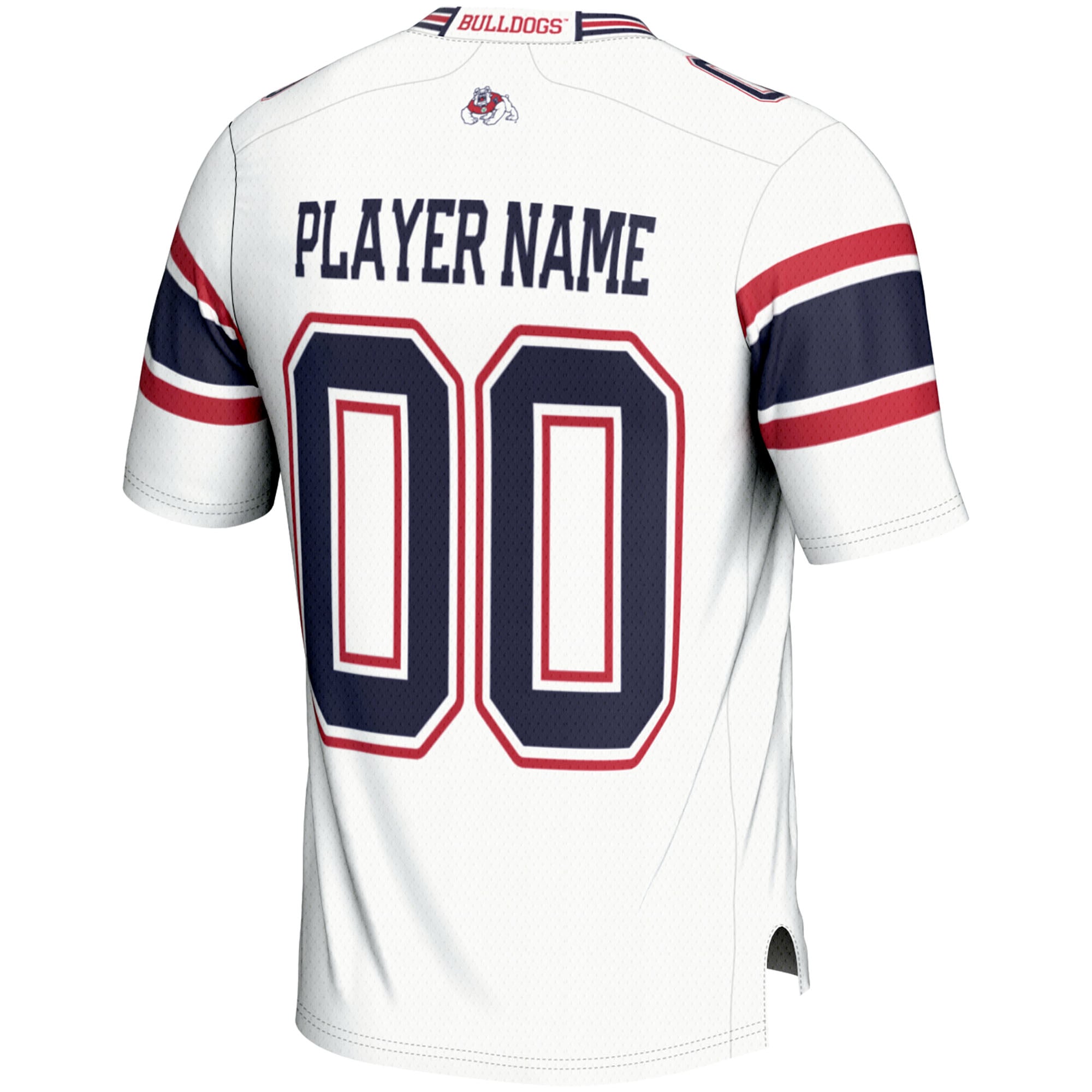 Fresno State Bulldogs Football Jersey White - back view