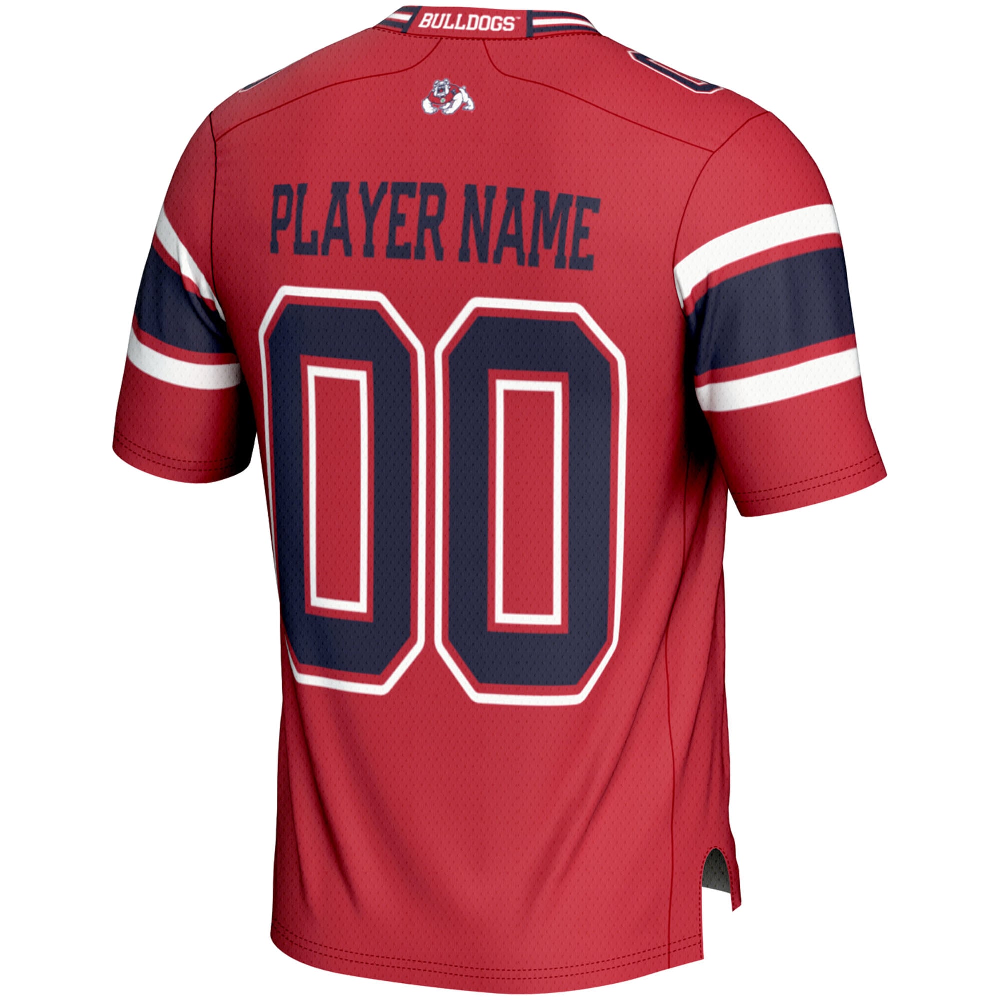 Fresno State Bulldogs Youth Football Jersey Red - back view