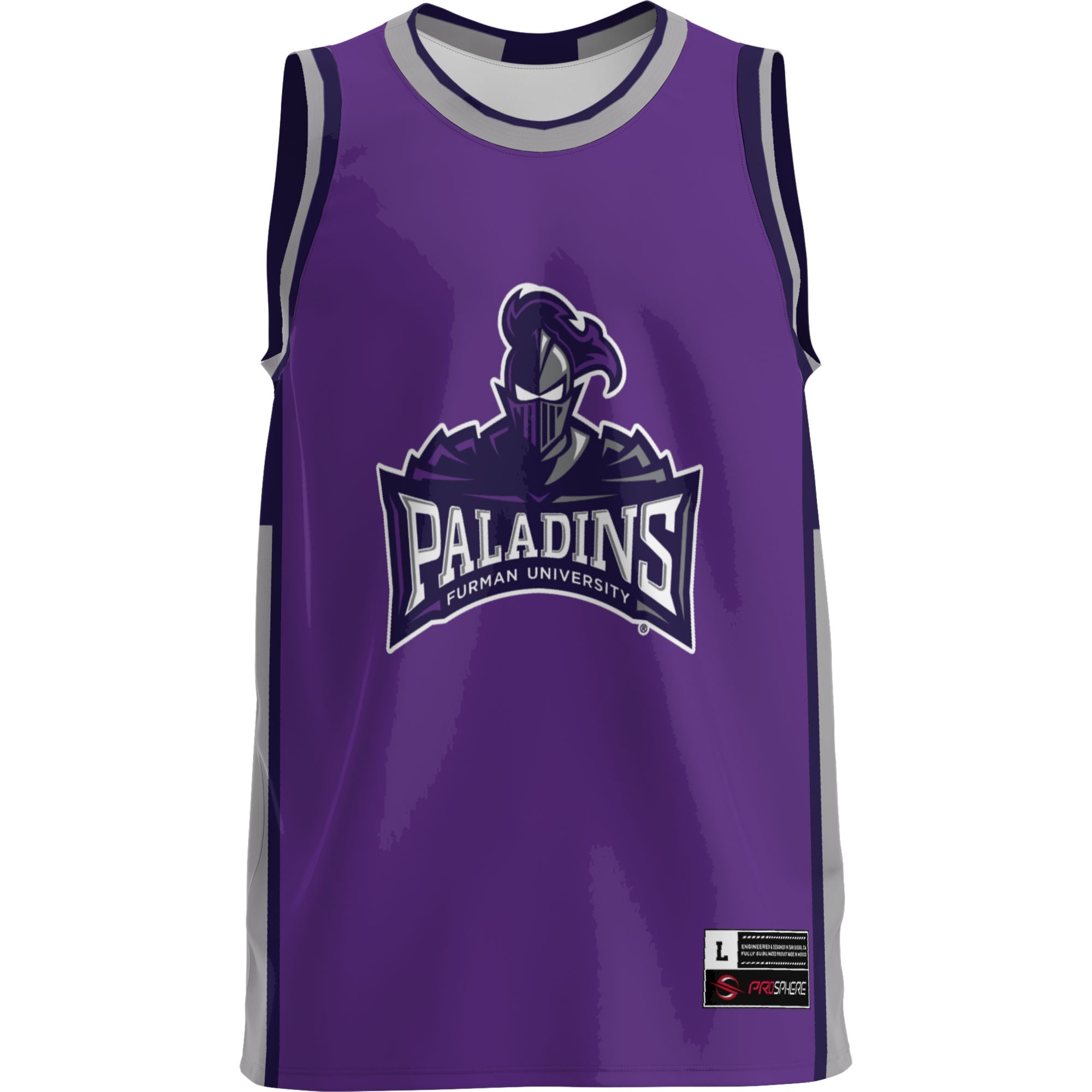 Furman Paladins Lightweight Basketball Jersey Purple - front view