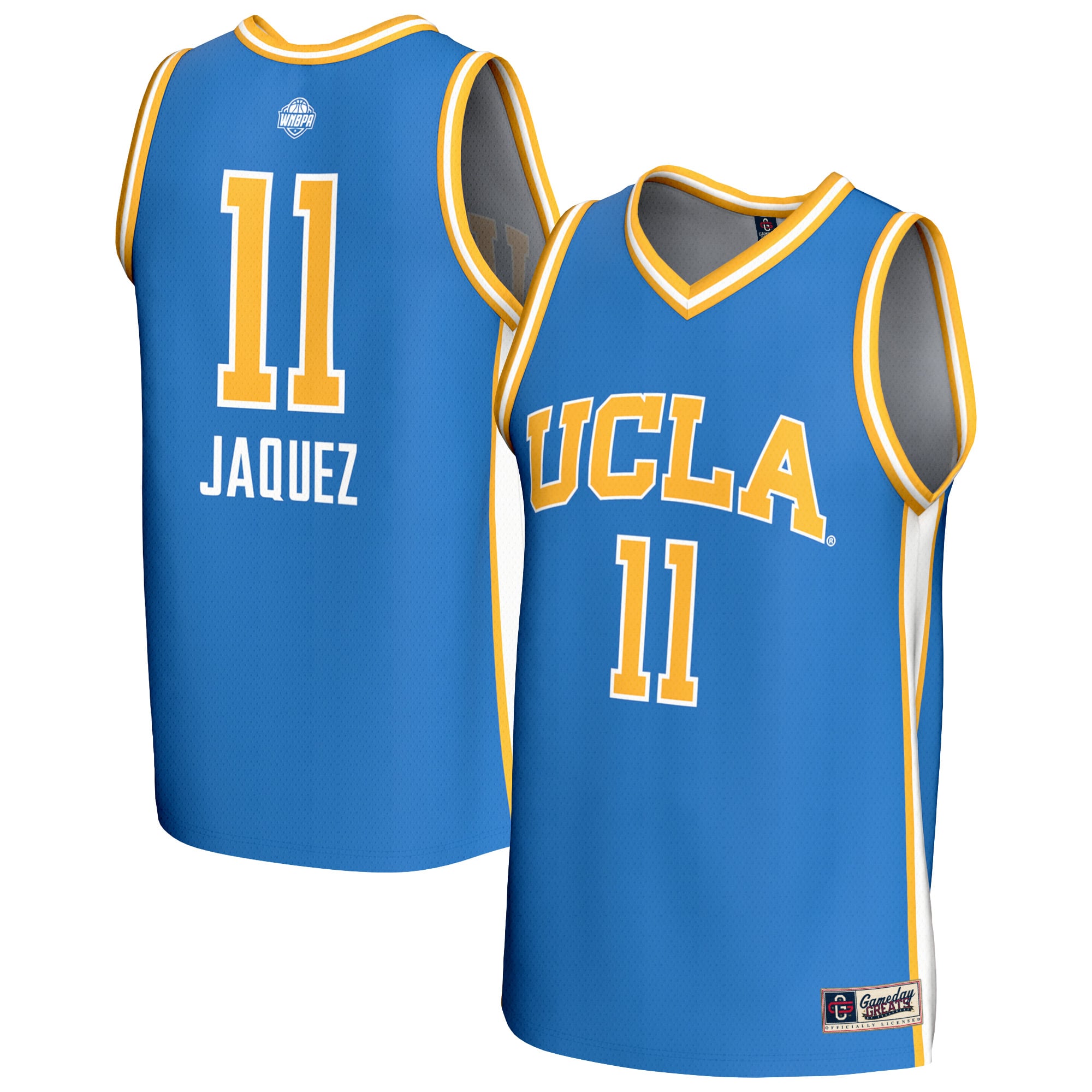 Gabby Jaquez UCLA Bruins Youth Lightweight Collegiate Women's Basketball - front and back view
