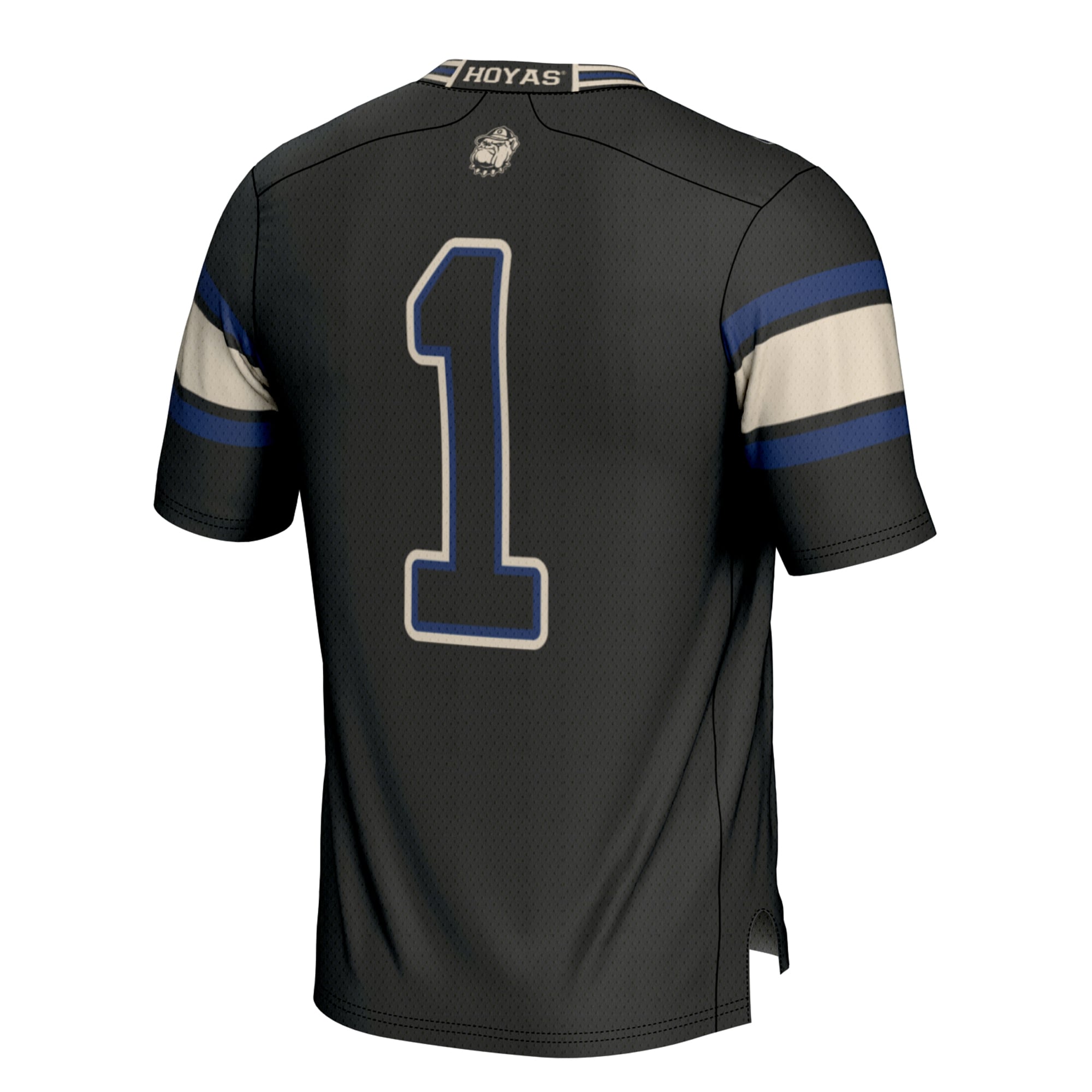 #1 Georgetown Hoyas Football Jersey Cardinal - back view