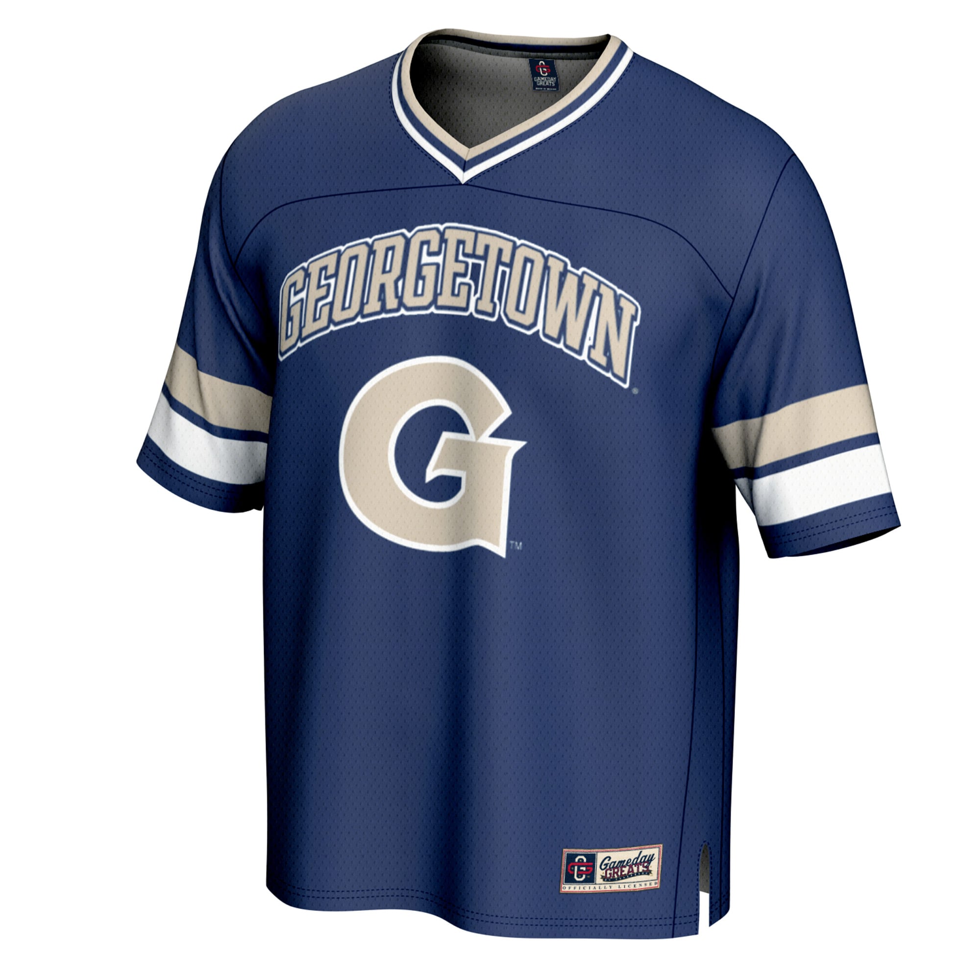 Georgetown Hoyas Spirit Football Jersey Navy - front view