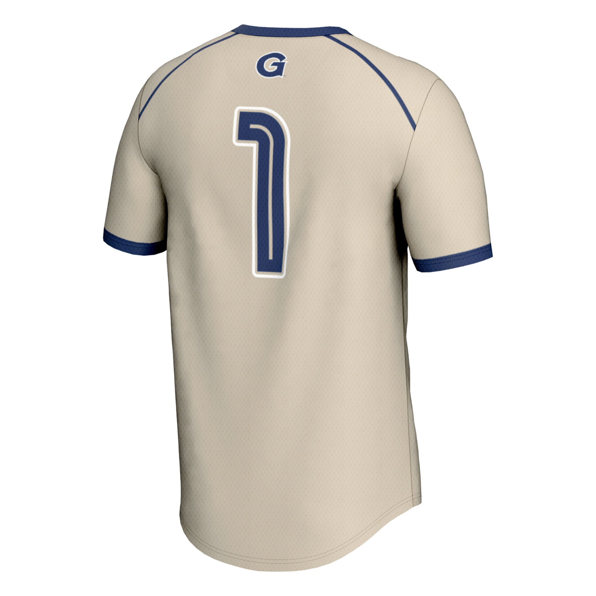 #1 Georgetown Hoyas Unisex Lightweight Women's Lacrosse Jersey Gray - back view