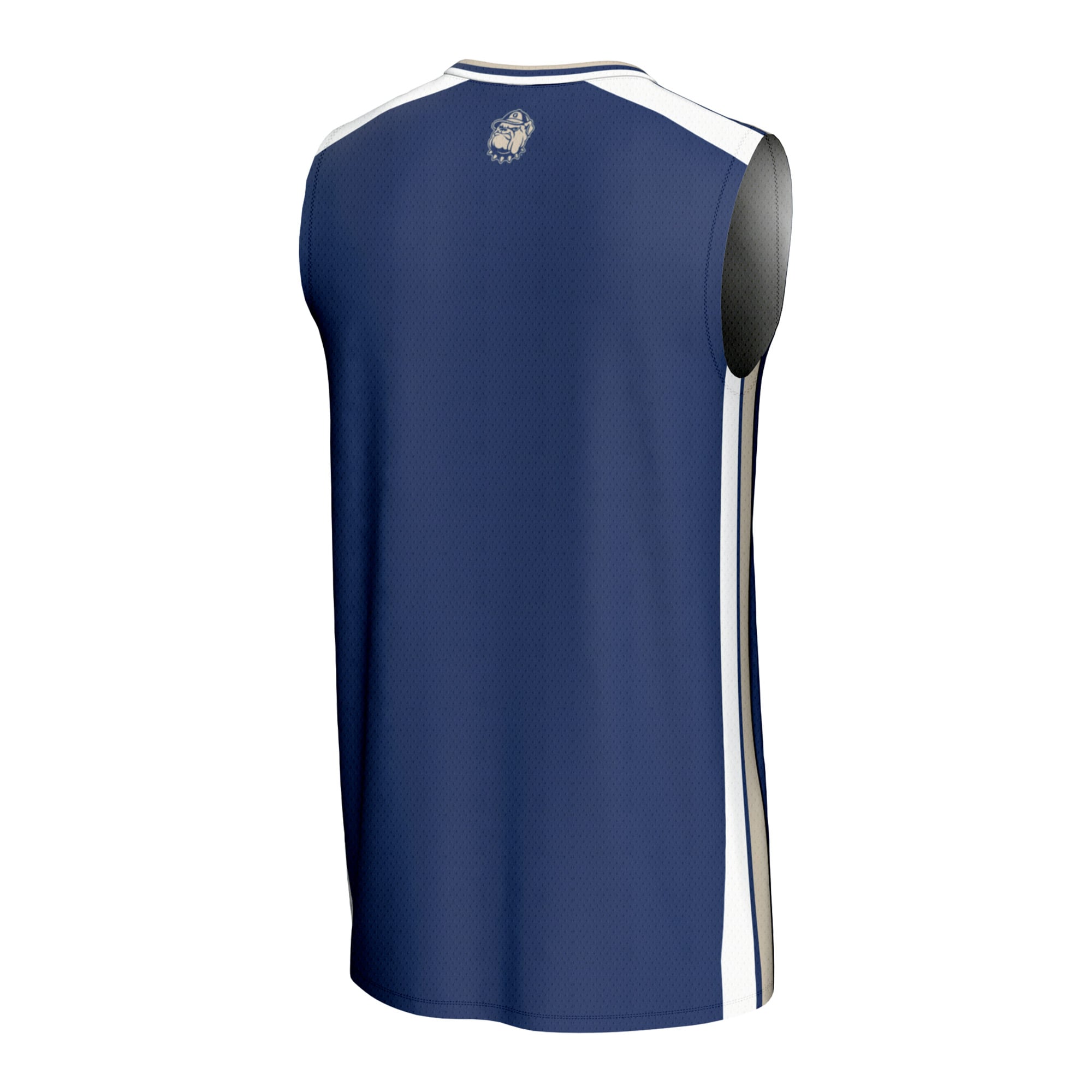 Georgetown Hoyas Youth Spirit Basketball Jersey Navy - back view