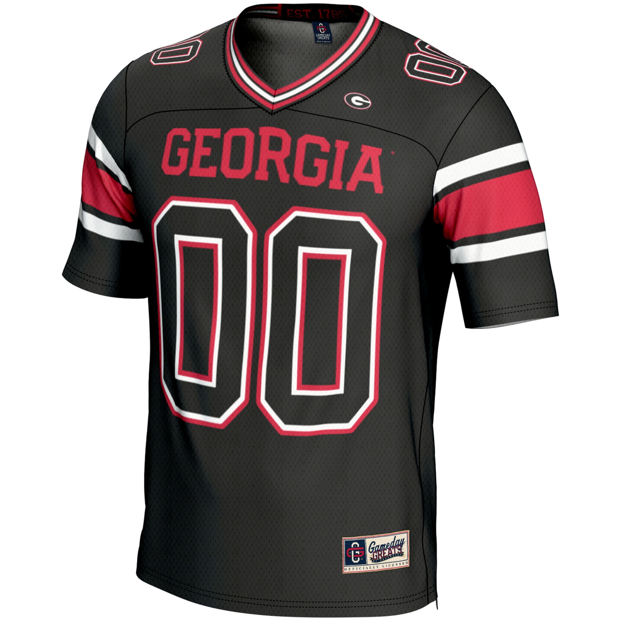 Georgia Bulldogs Football Jersey Black - front view