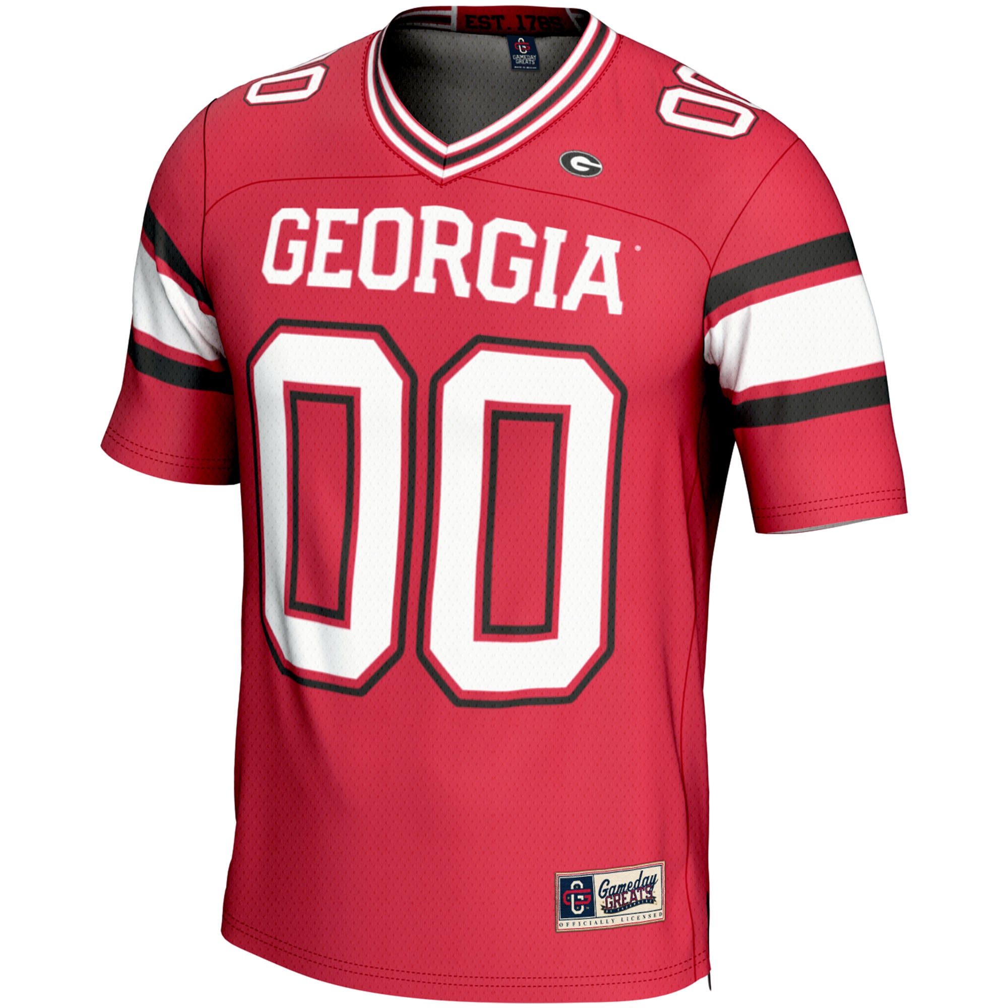 Georgia Bulldogs Football Jersey Red - front view