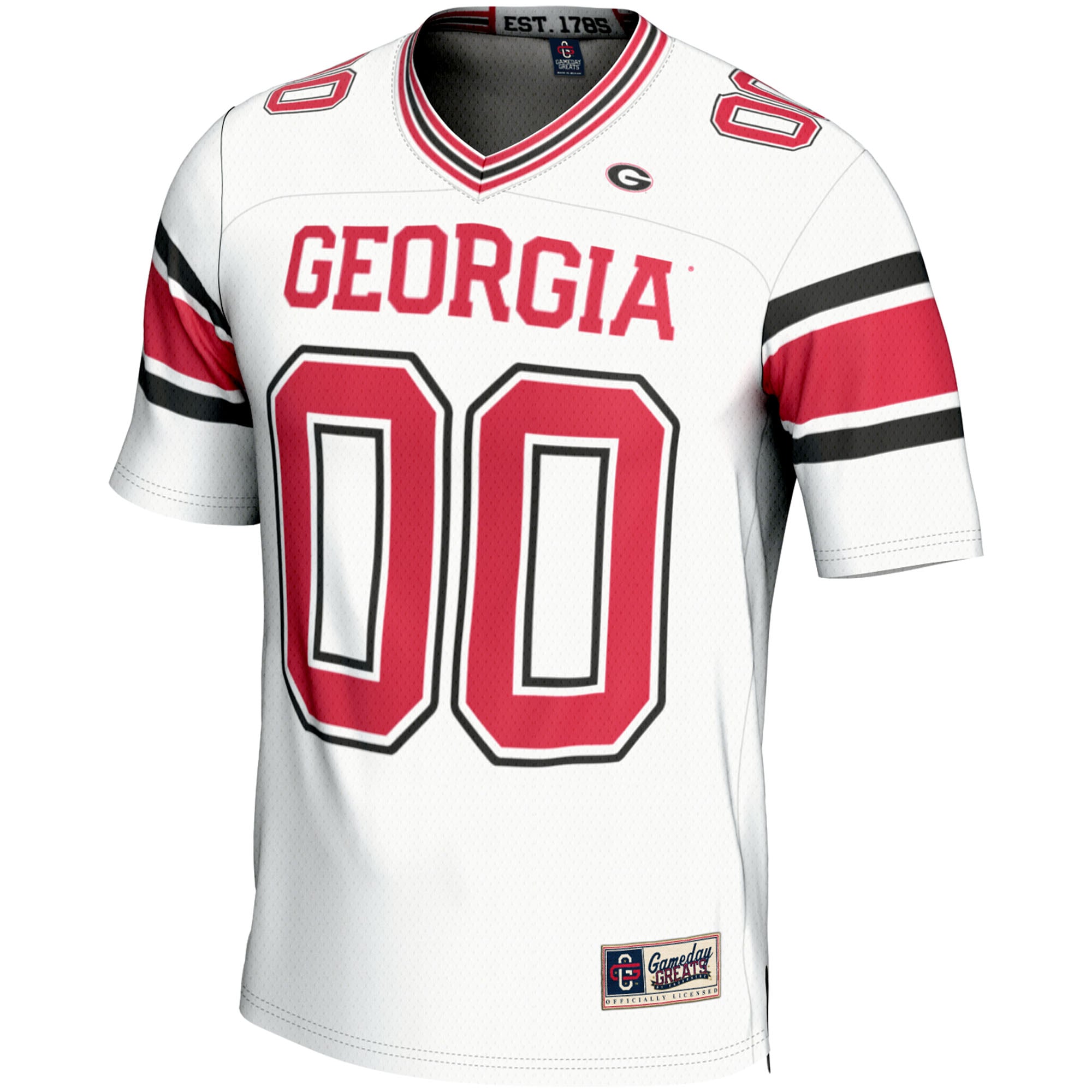 Georgia Bulldogs Football Jersey White - front view