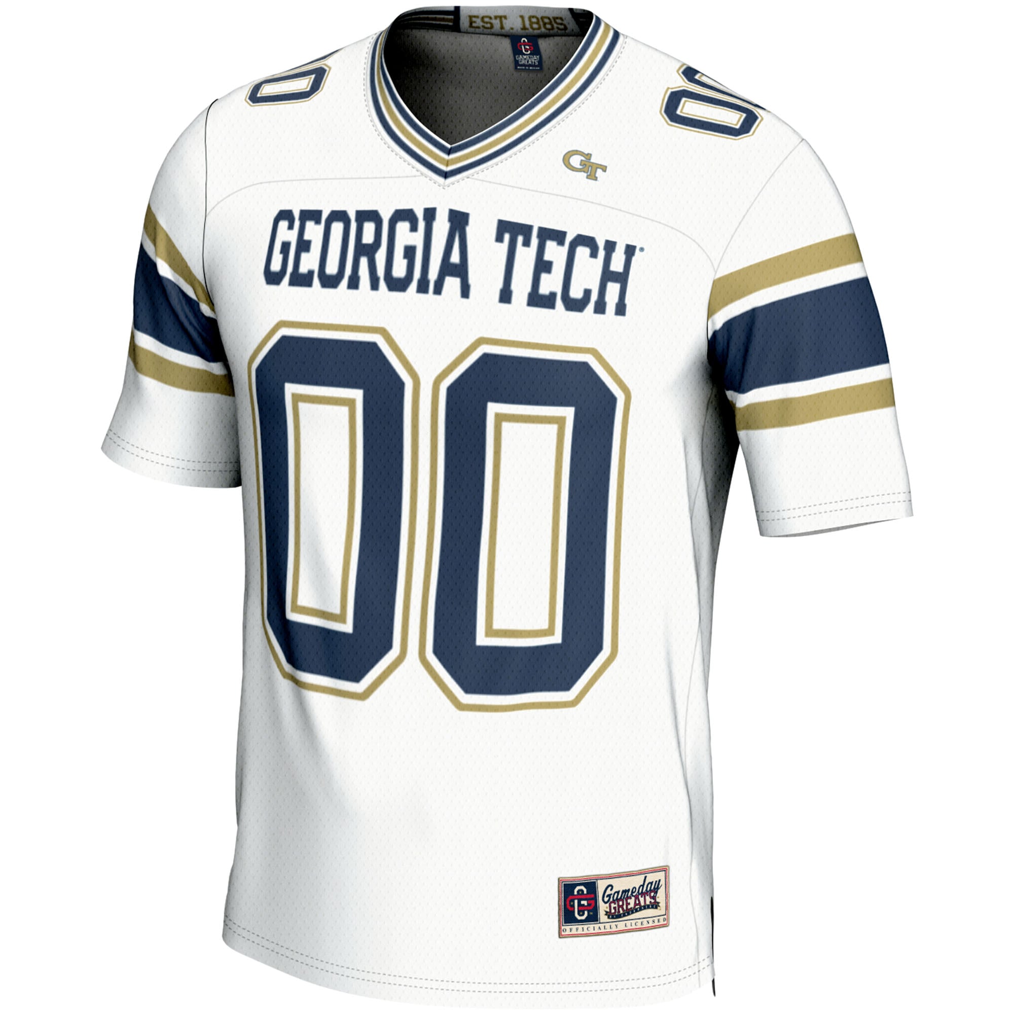 Georgia Tech Yellow Jackets Football Jersey White - front view