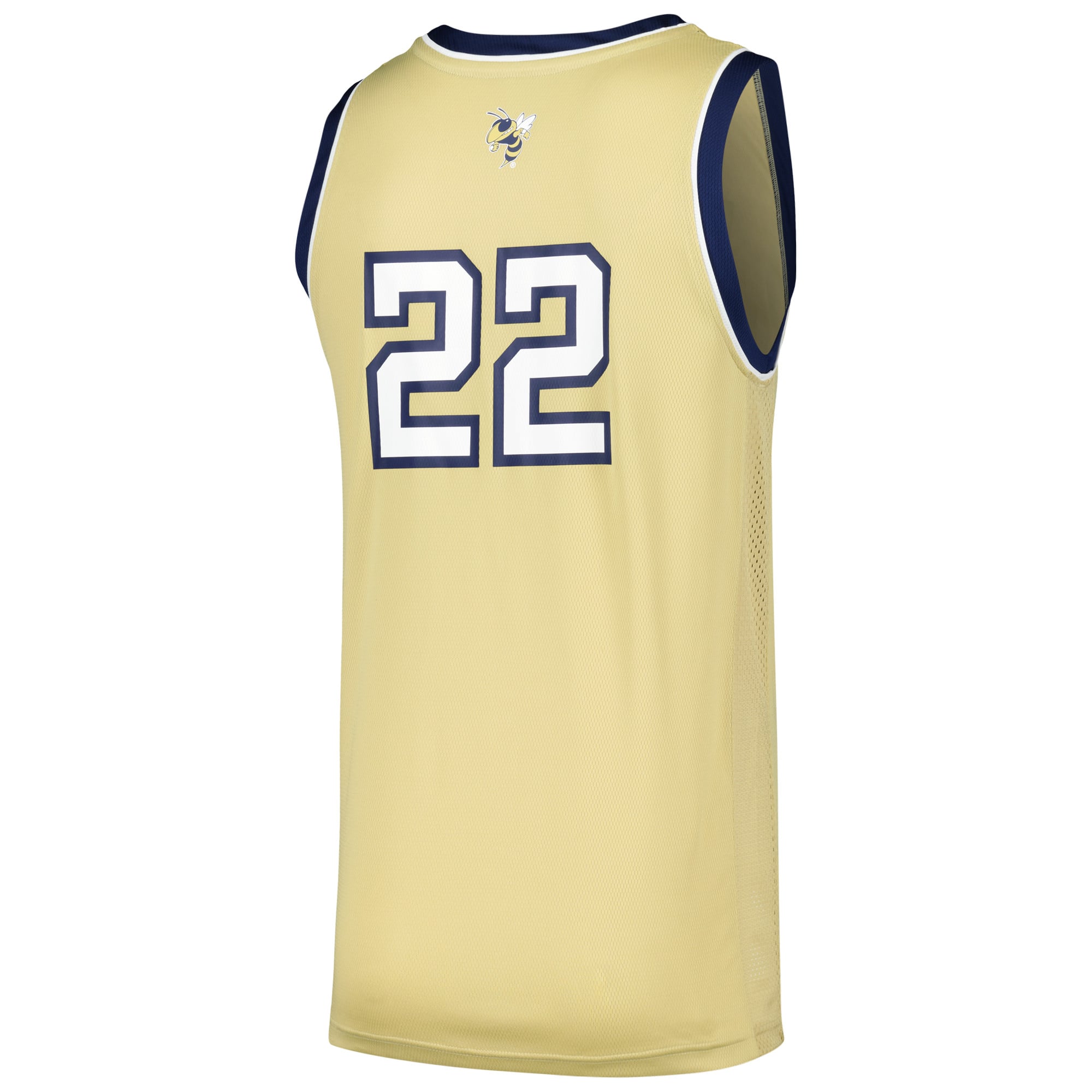 #22 Georgia Tech Yellow Jackets Jersey Gold - back view