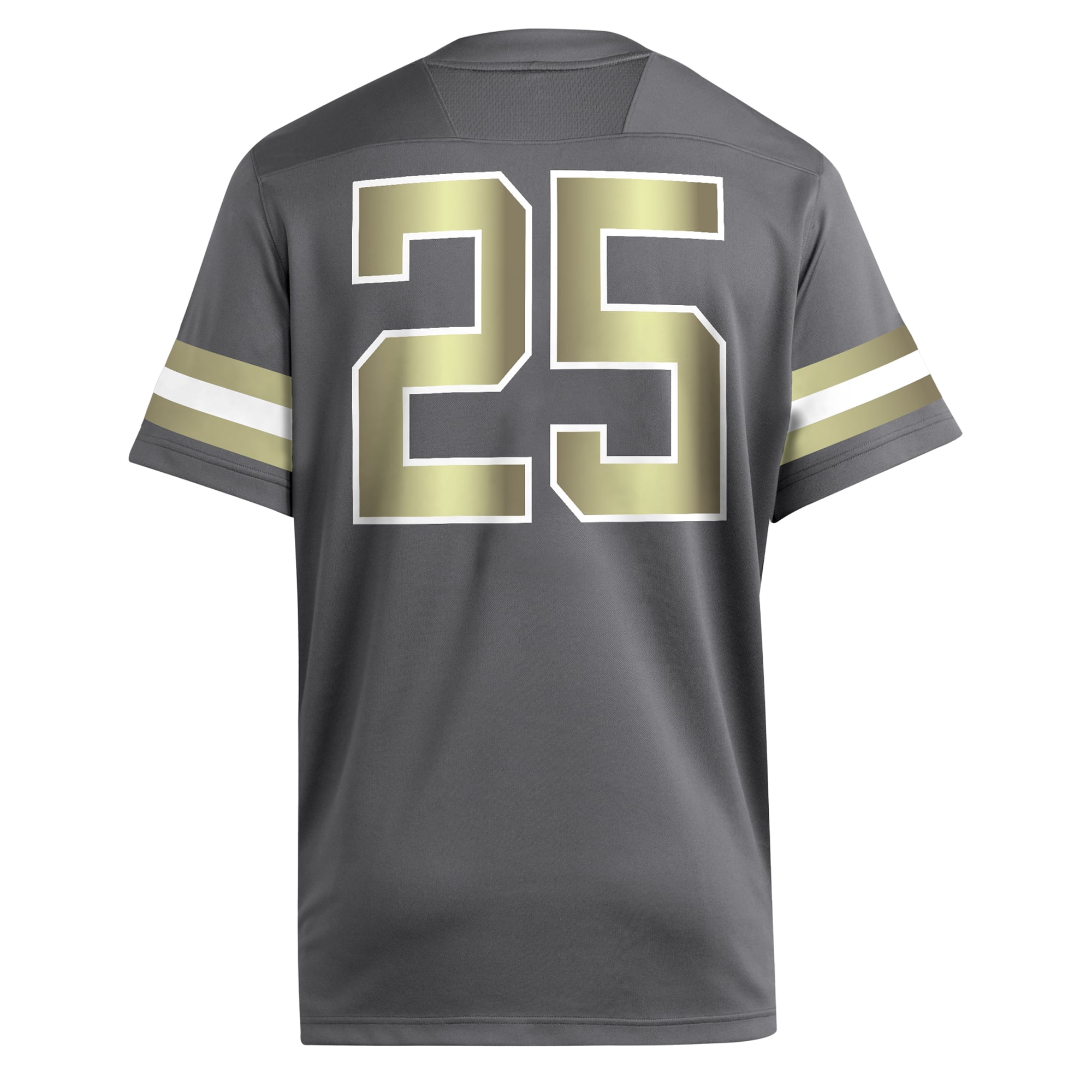 #25 Georgia Tech Yellow Jackets Jersey Gray - back view