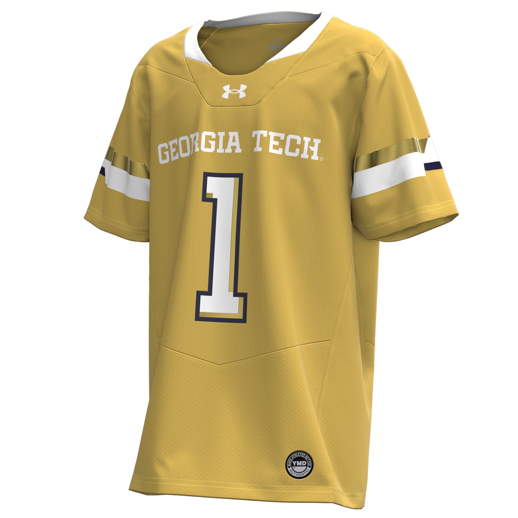 #1 Georgia Tech Yellow Jackets Youth Football Jersey Gold - front view