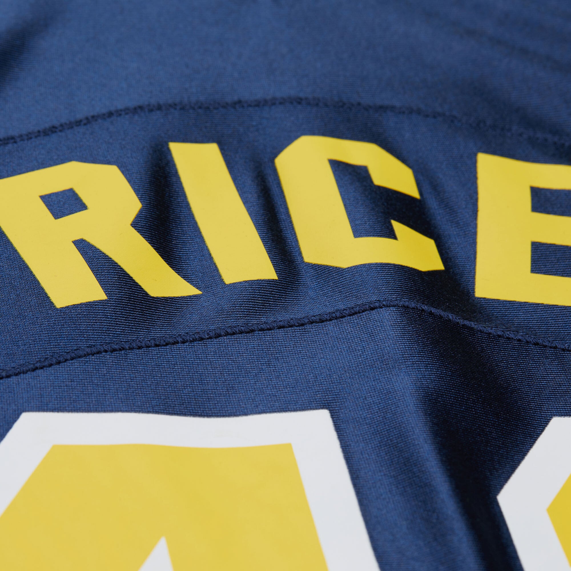 Glen Rice Michigan Wolverines 1988/89 Jersey Navy - detail view 4