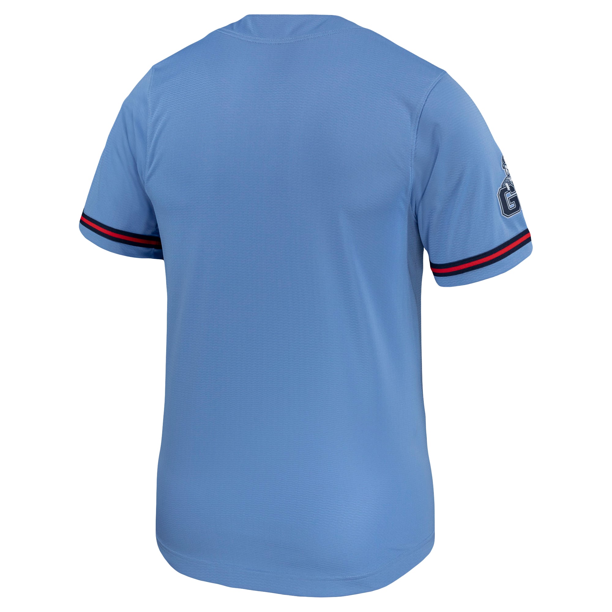 Gonzaga Bulldogs Baseball Jersey Light Blue - back view