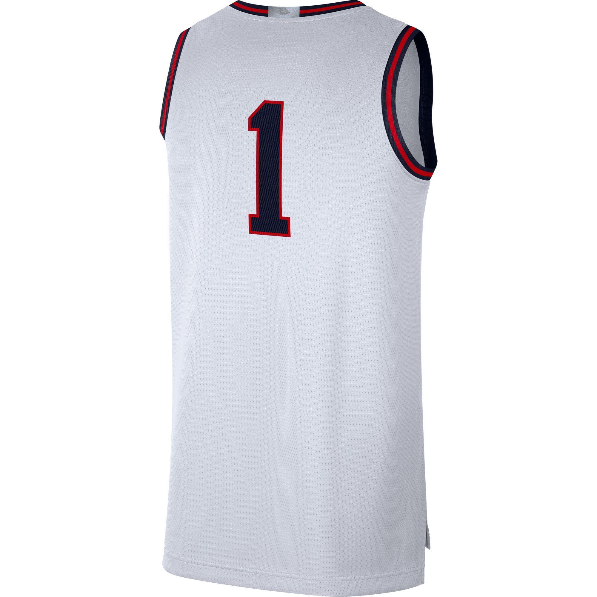 # Gonzaga Bulldogs Basketball Jersey White - back view