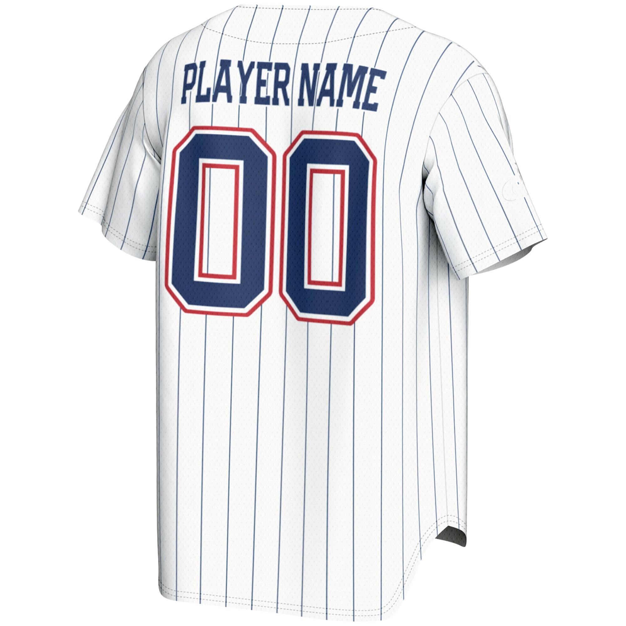 Gonzaga Bulldogs Unisex Baseball Lightweight Jersey White - back view