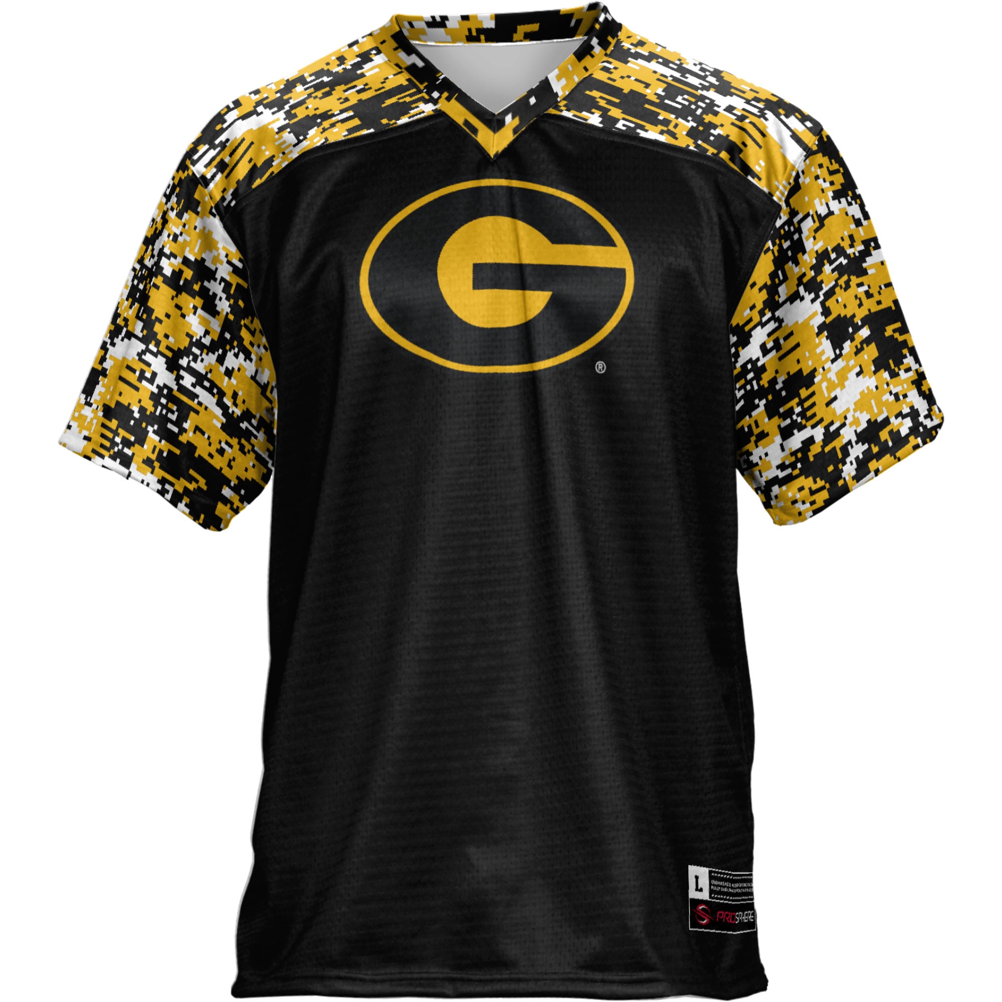 Grambling Tigers Football Jersey Black - front view