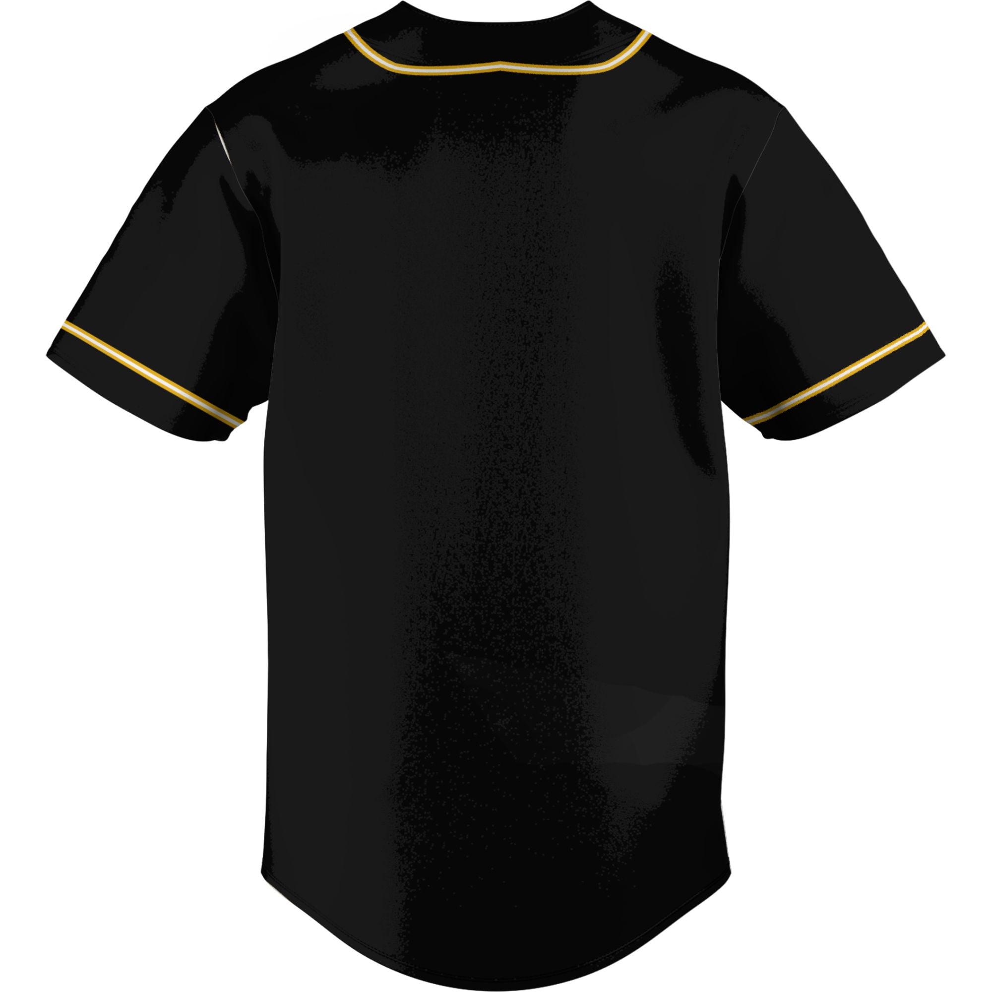 Grambling Tigers Lightweight Baseball Jersey Gold - back view