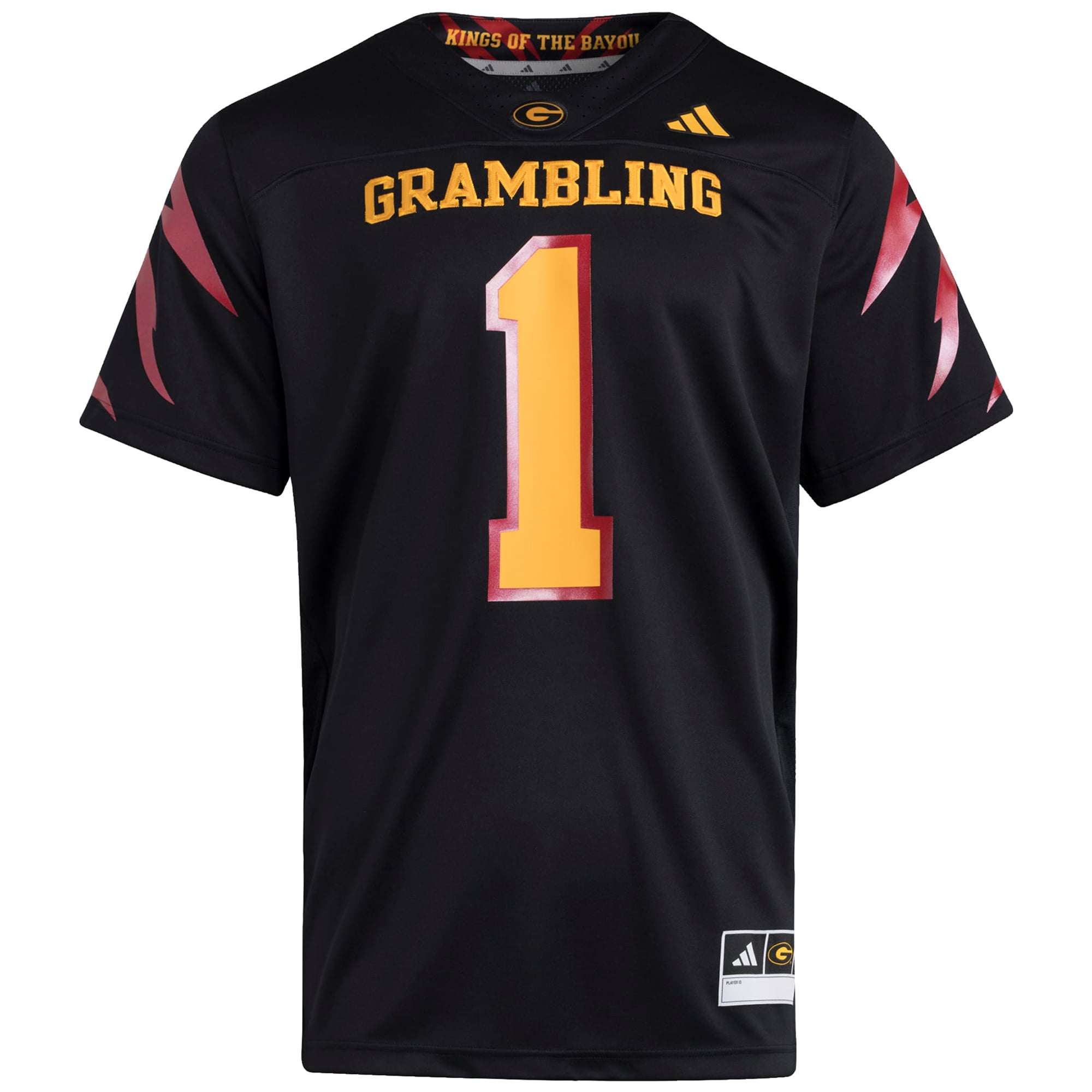 Grambling Tigers Strategy Jersey Black - front view