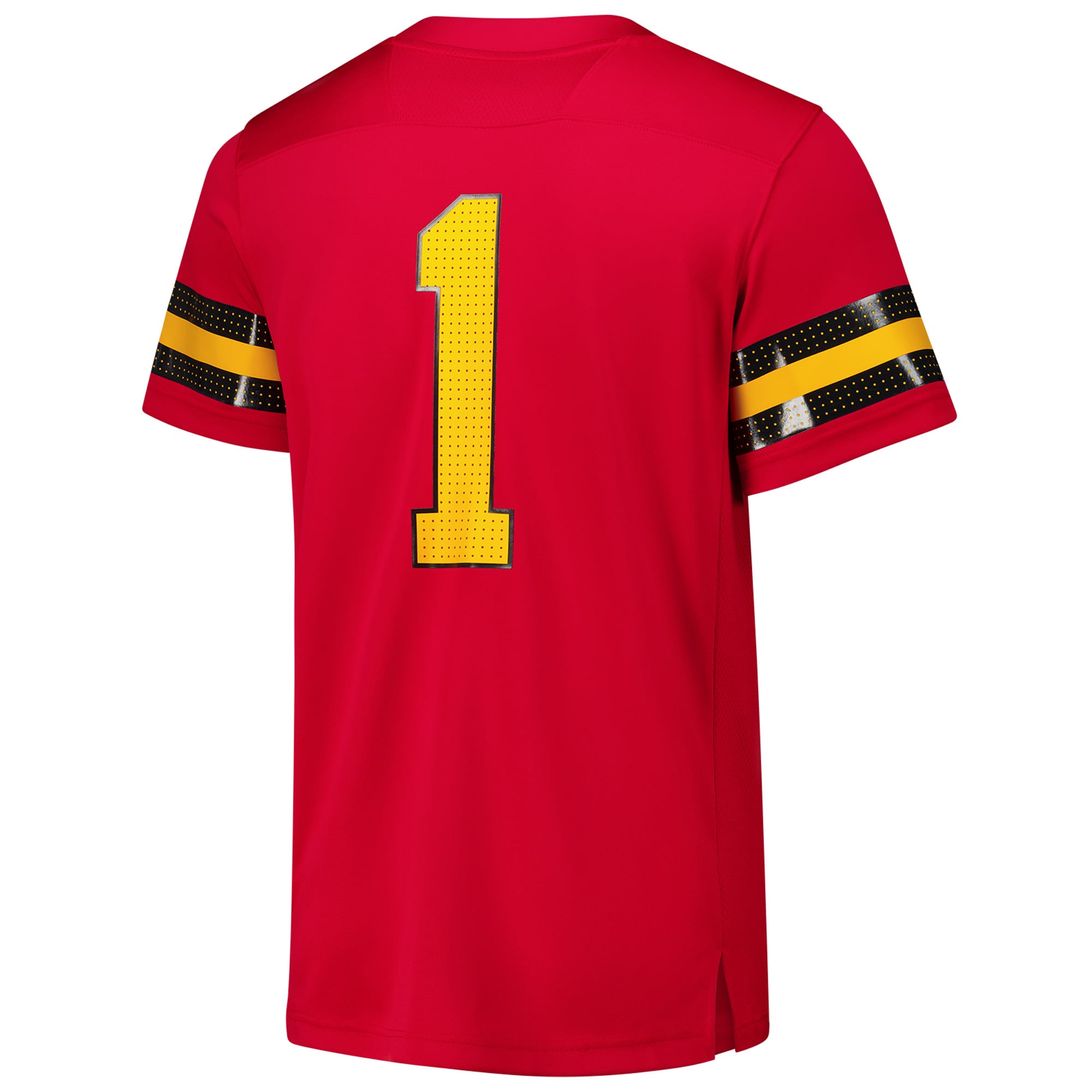 #1 Grambling Tigers Strategy Jersey Red - back view