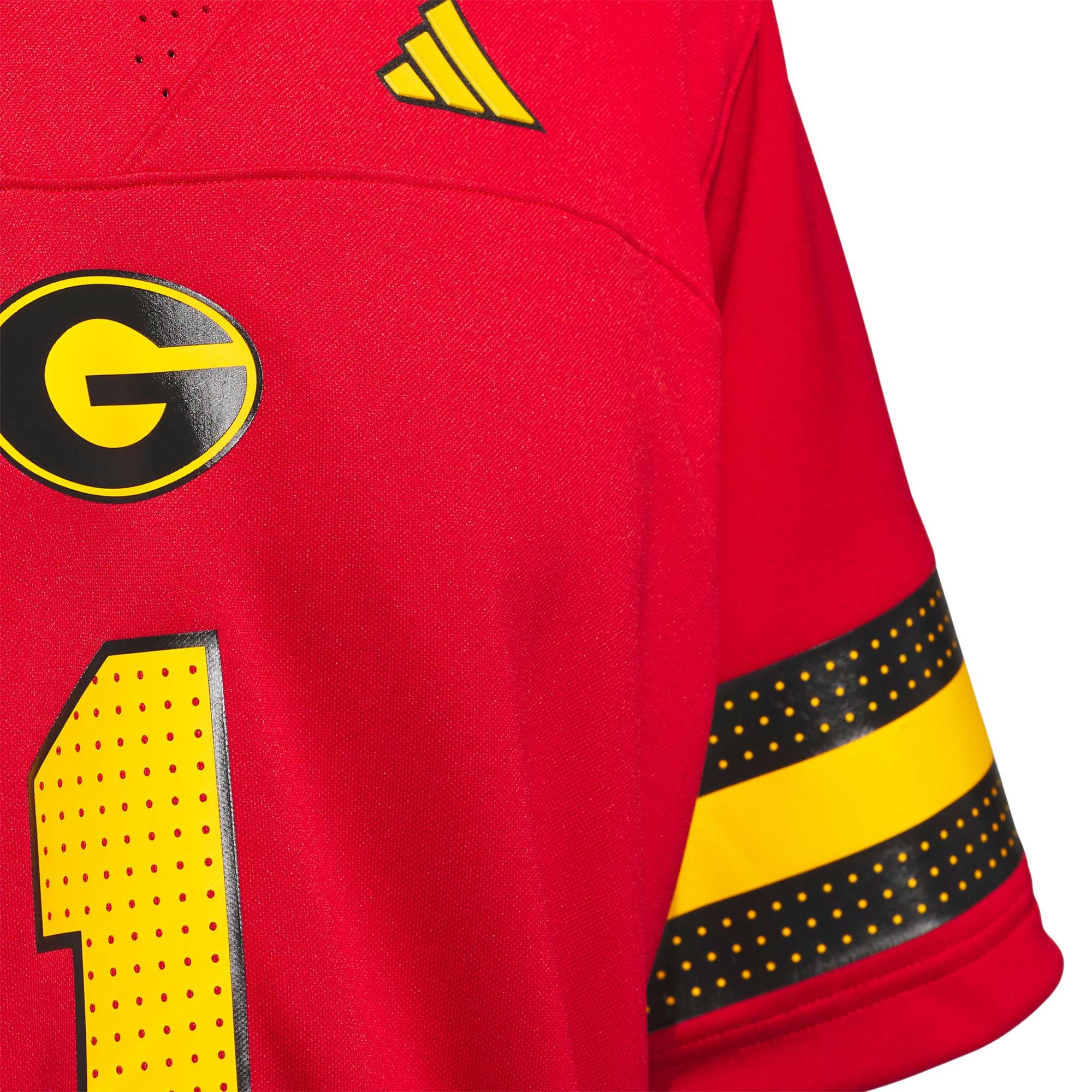 #1 Grambling Tigers Strategy Jersey Red - detail view 1