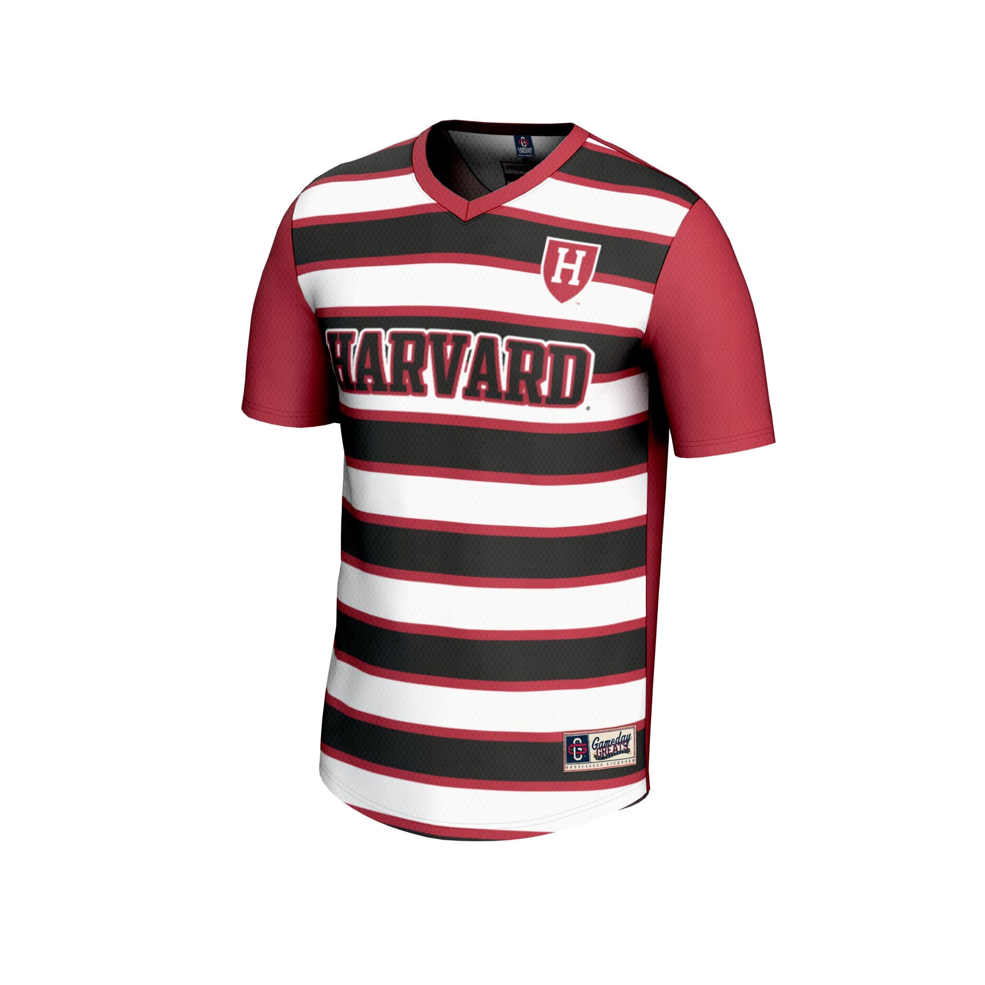 #1 Harvard Crimson Unisex Lightweight Soccer Fashion Jersey Crimson - front view