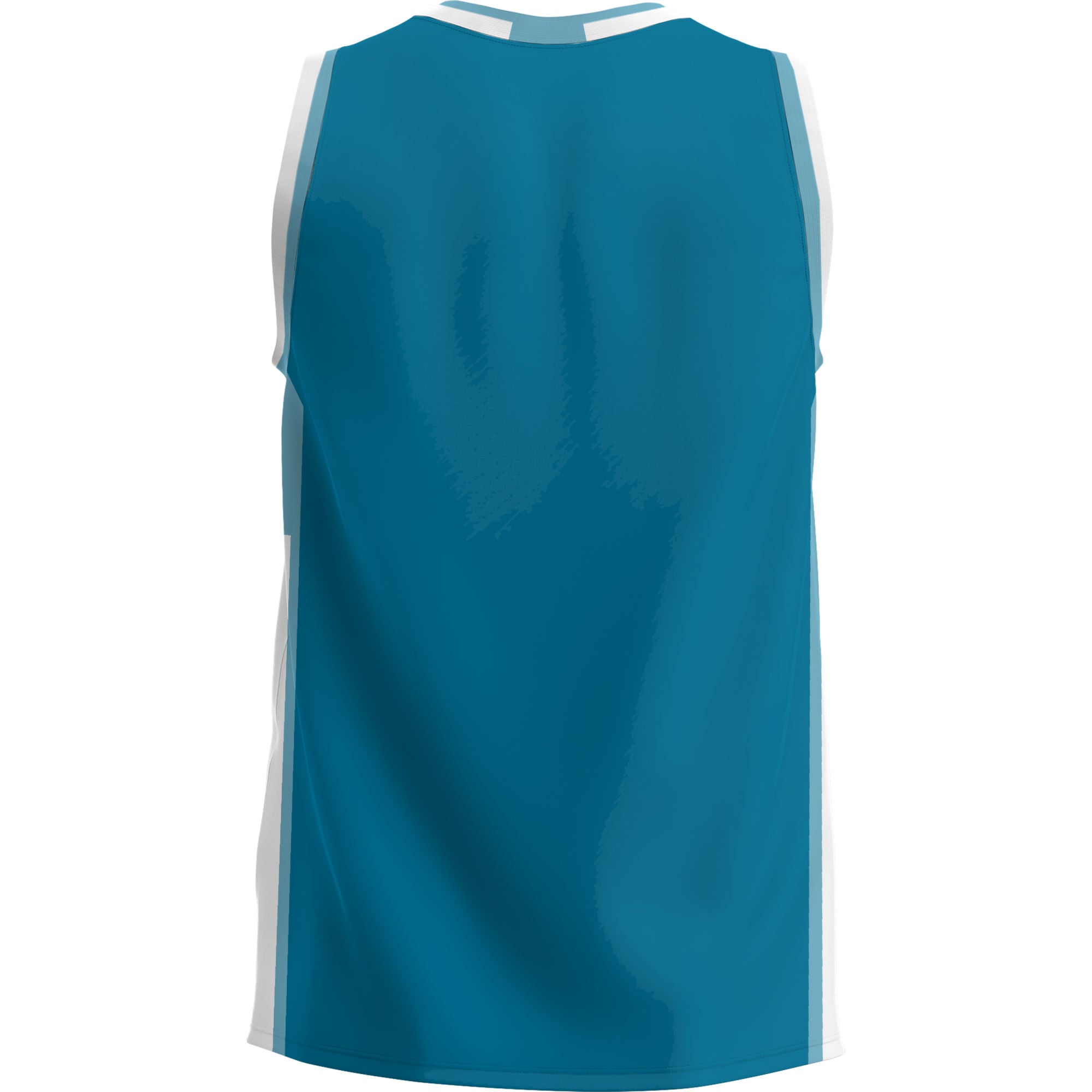 Hawaii Pacific Sharks Lightweight Basketball Jersey Teal - back view