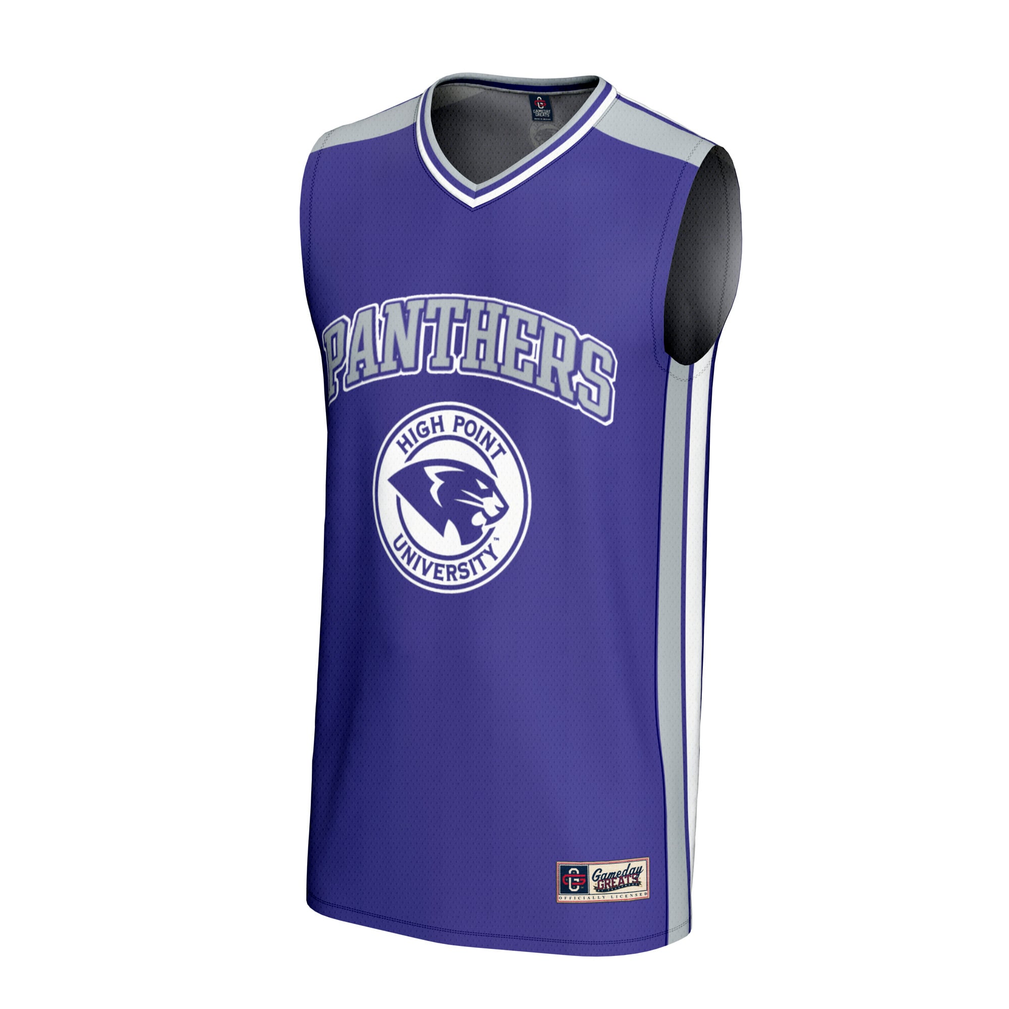 High Point Panthers Basketball Jersey Purple - front view