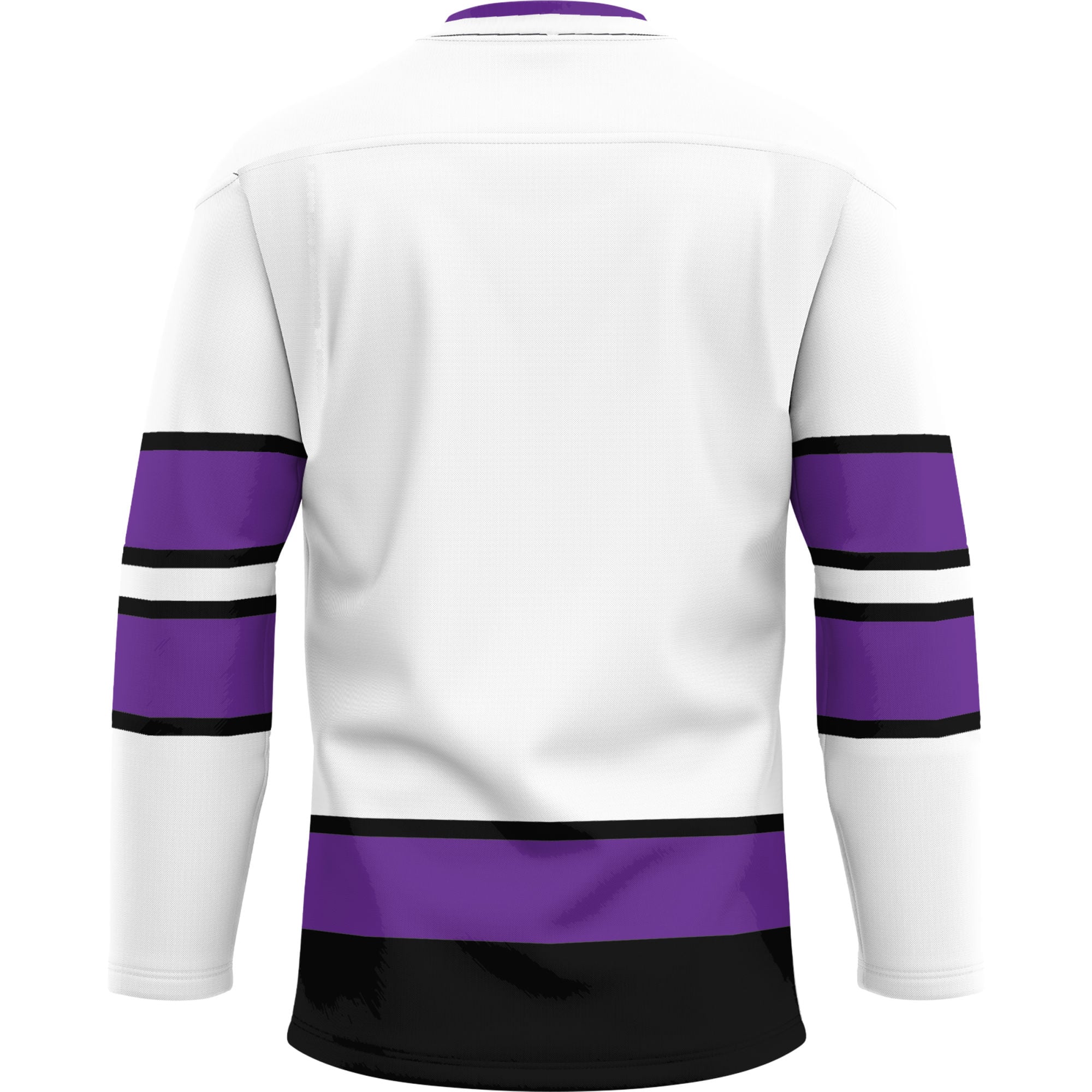 Holy Cross Crusaders Hockey Jersey White - back view