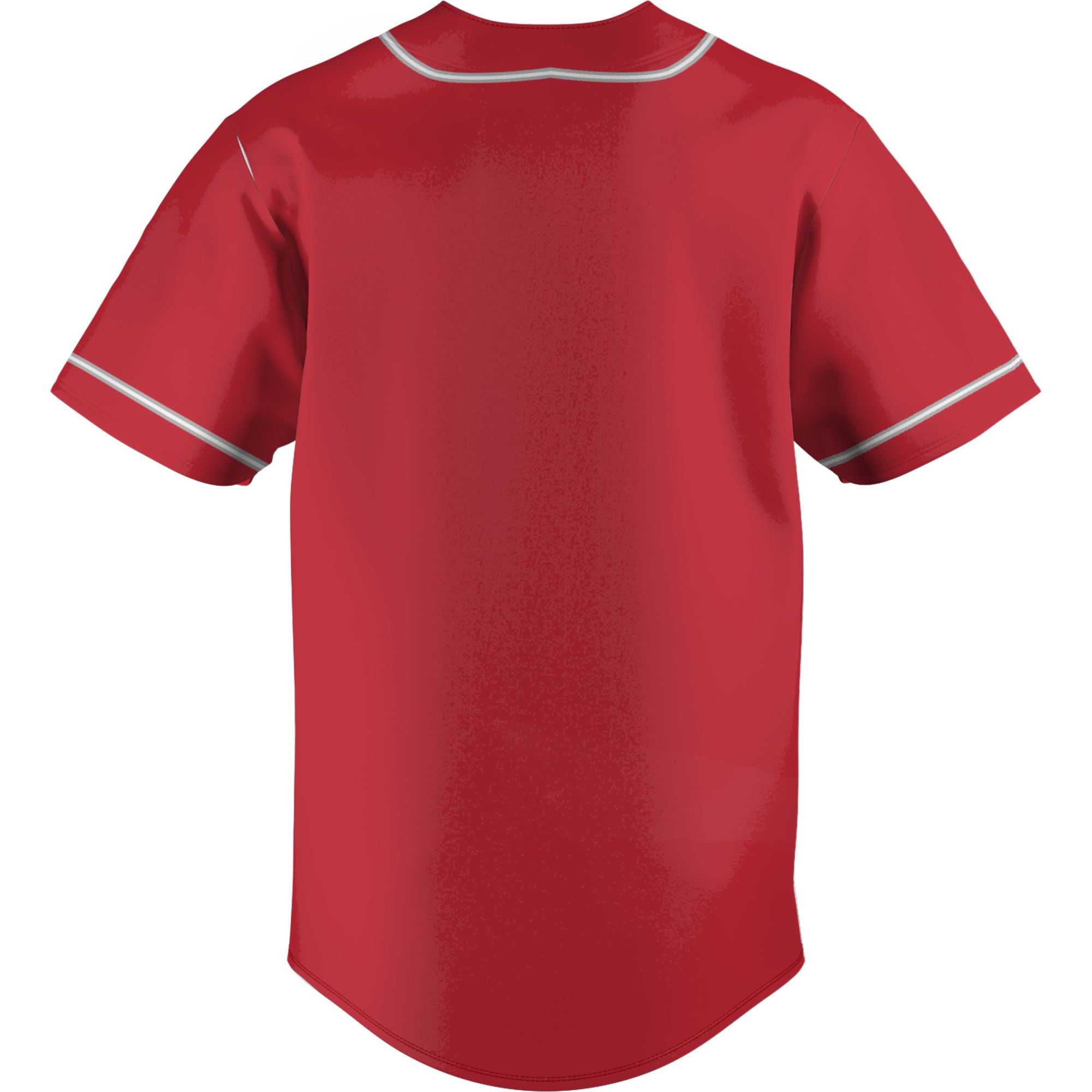 Houston Cougars Lightweight Baseball Jersey Red - back view