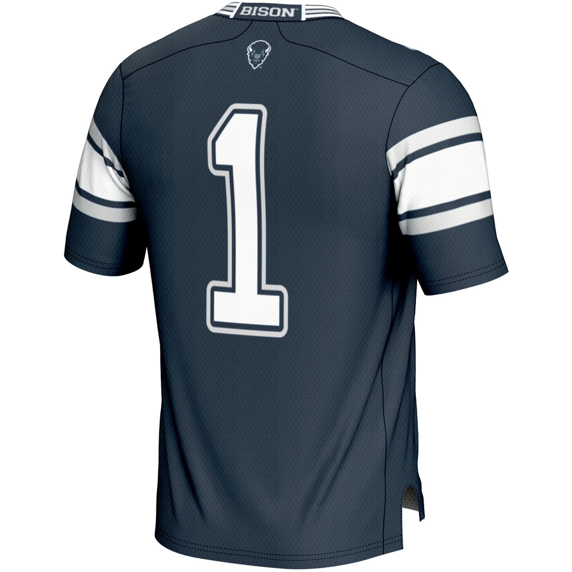 #1 Howard Bison Endzone Football Jersey Navy - detail view 1