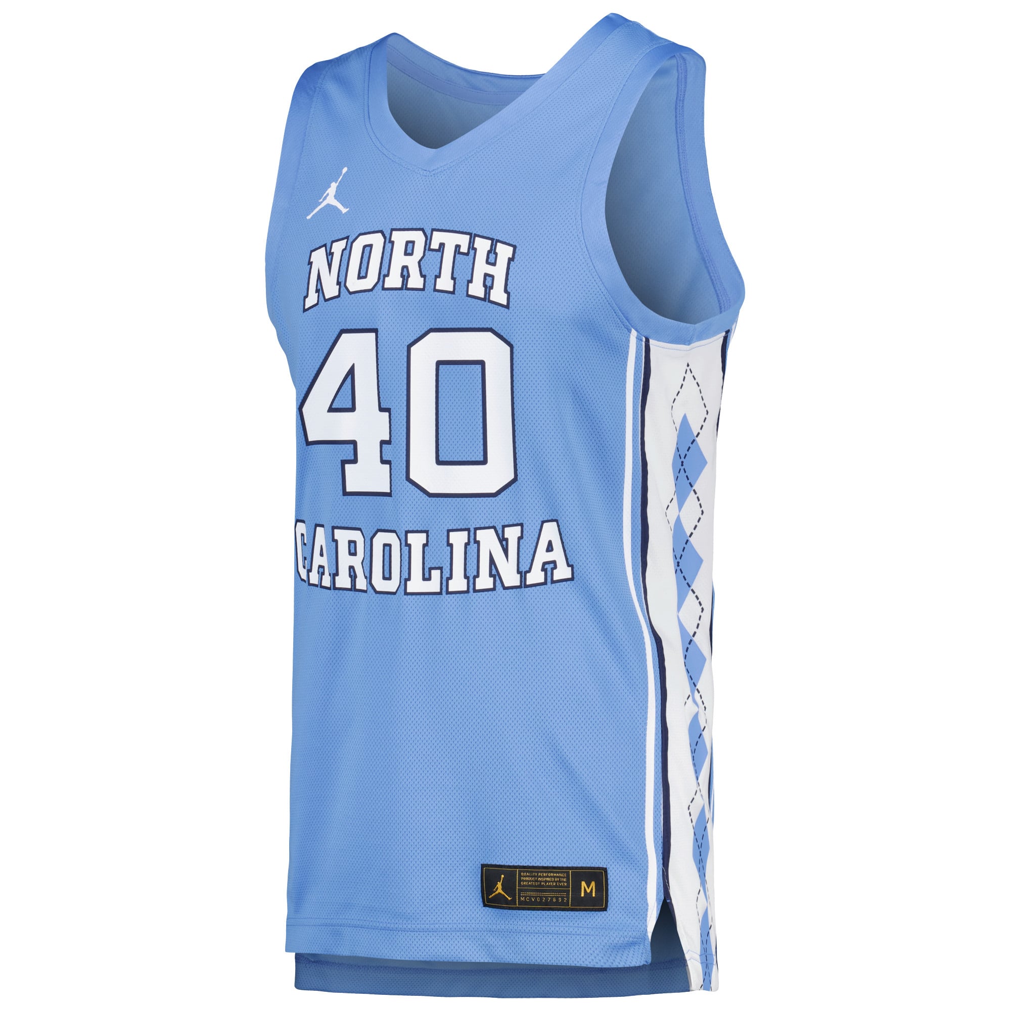Hubert Davis North Carolina Tar Heels Basketball Player Jersey Carolina Blue - front view