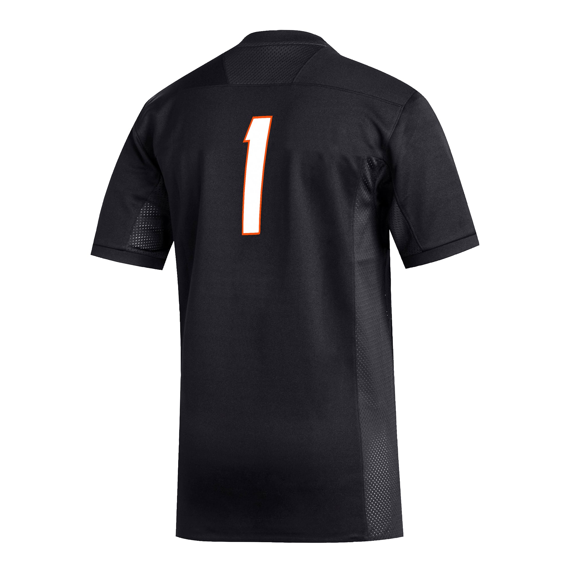 #1 Idaho State Bengals Football Jersey Black - back view