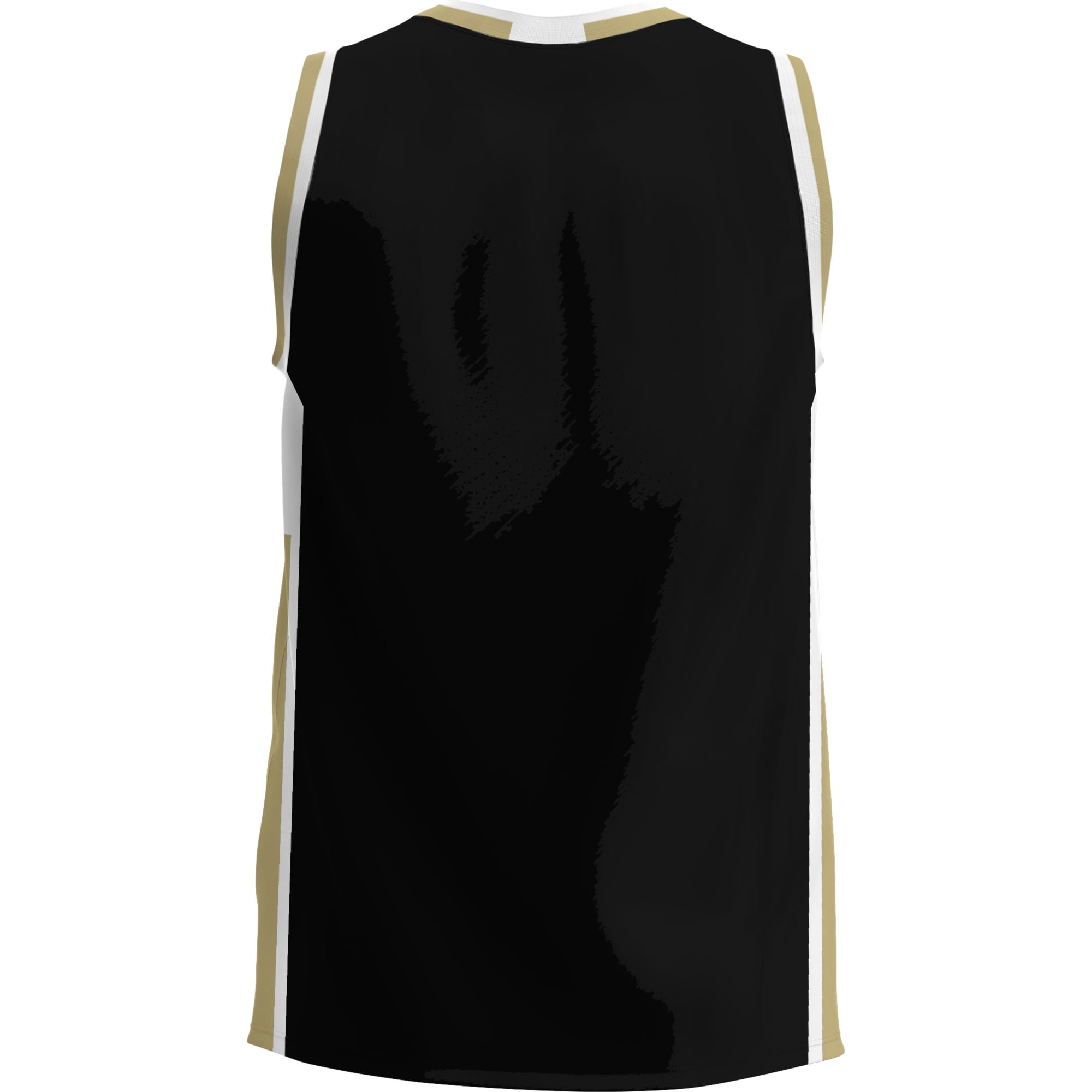 Idaho Vandals Lightweight Basketball Jersey Gold - back view