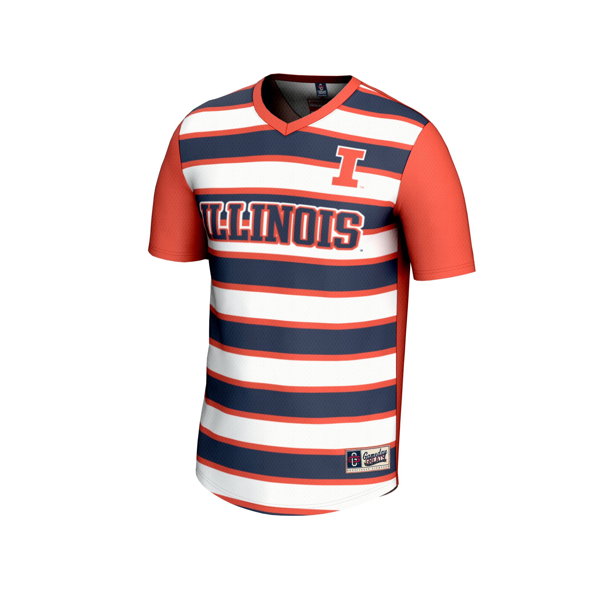 Illinois Fighting Illini Youth Collegiate Women's Soccer Lightweight Fashion Jersey - front view