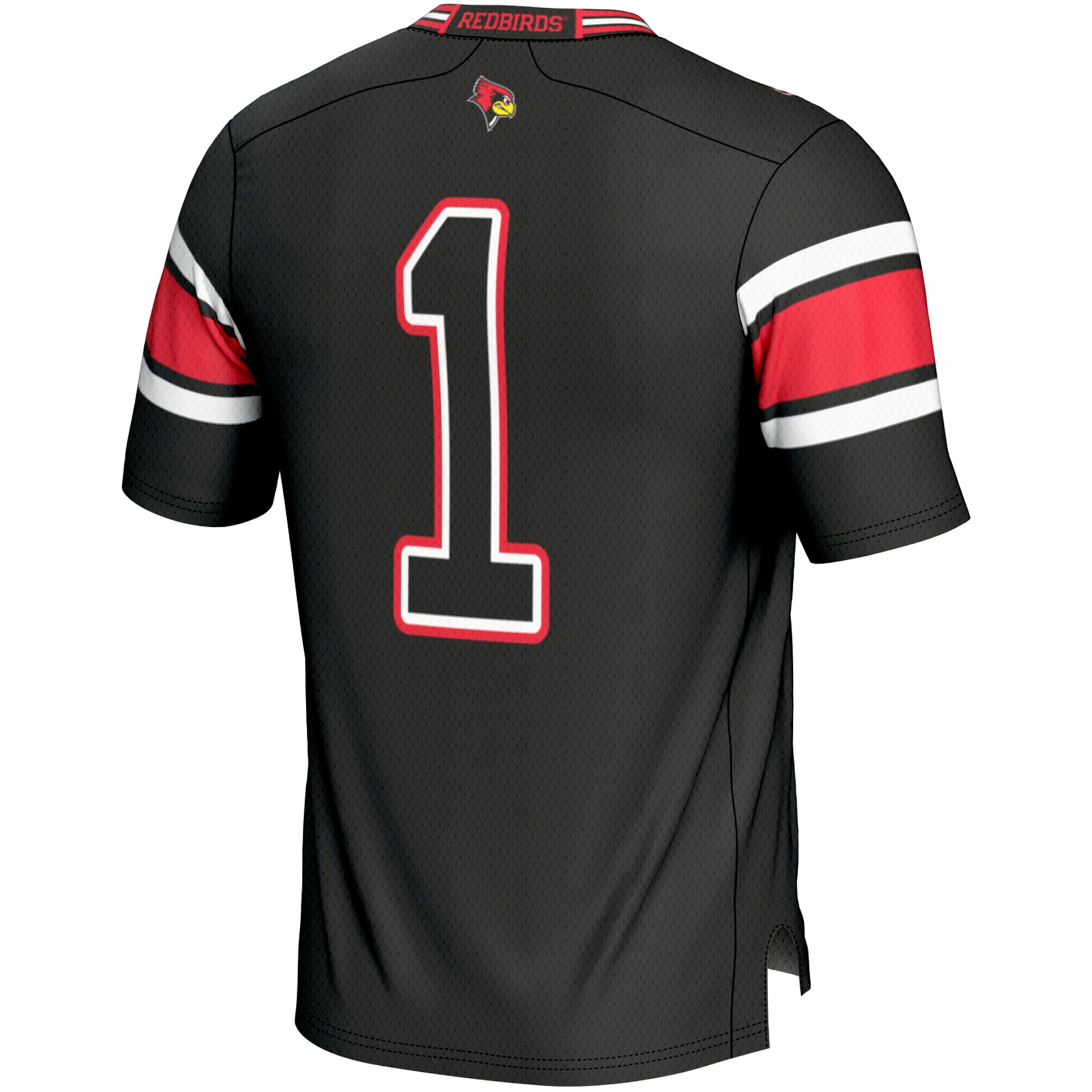 #1 Illinois State Redbirds Endzone Football Jersey Black - detail view 1