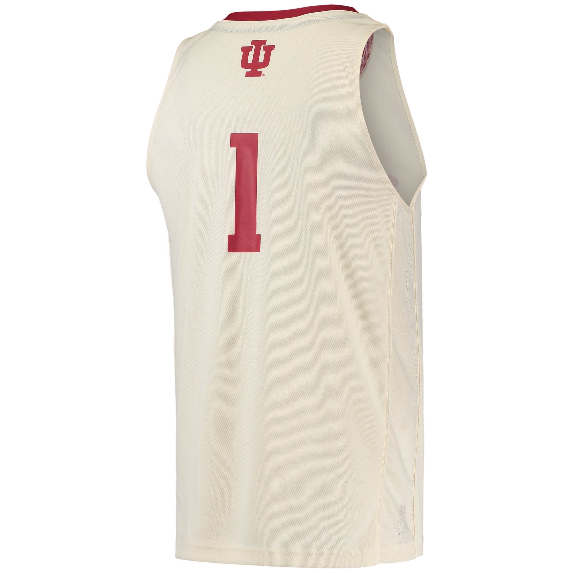 #1 Indiana Hoosiers Basketball Jersey Cream - back view