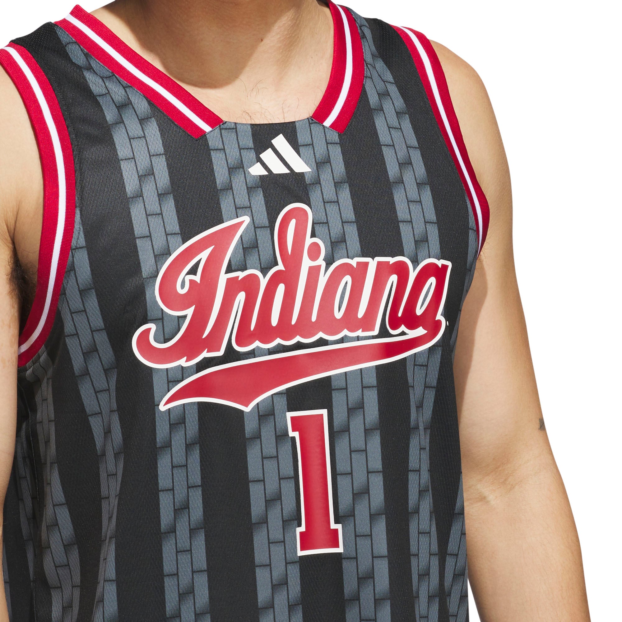 #1 Indiana Hoosiers Jersey Black - detail view 1