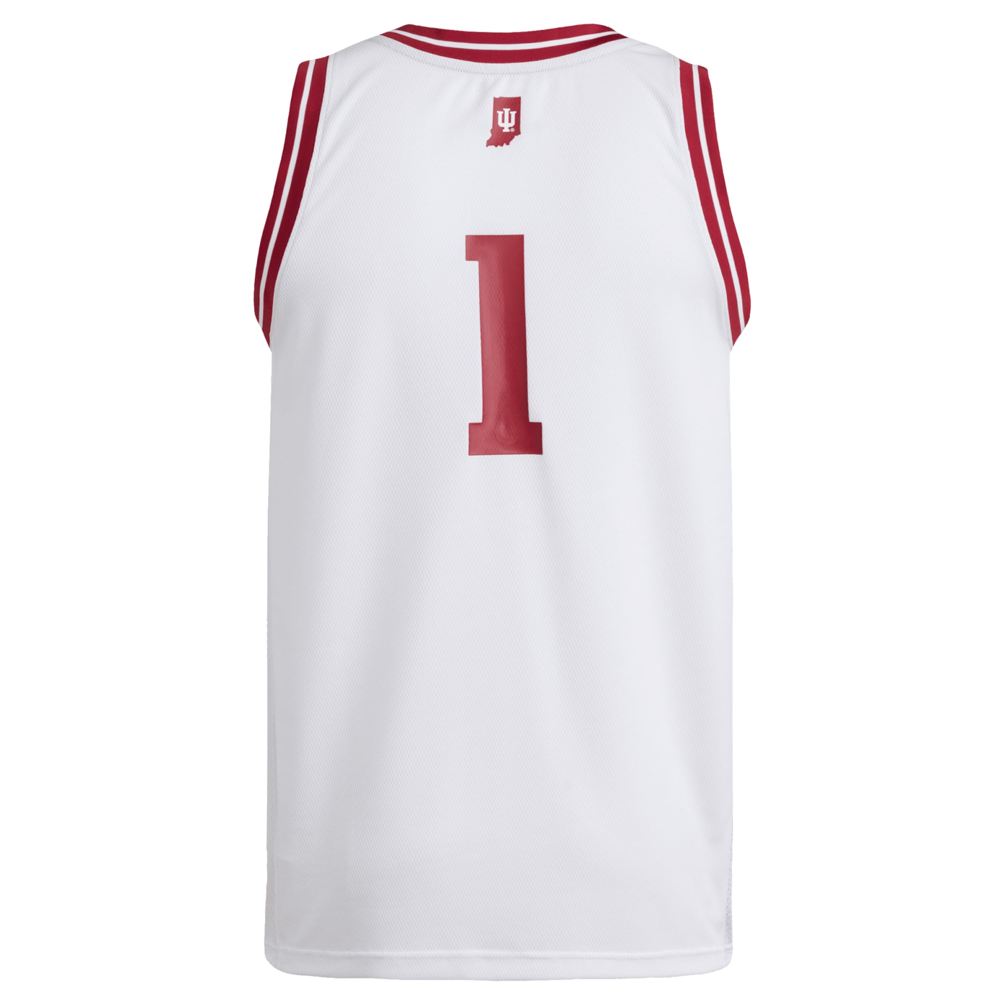 #1 Indiana Hoosiers Jersey White - back view