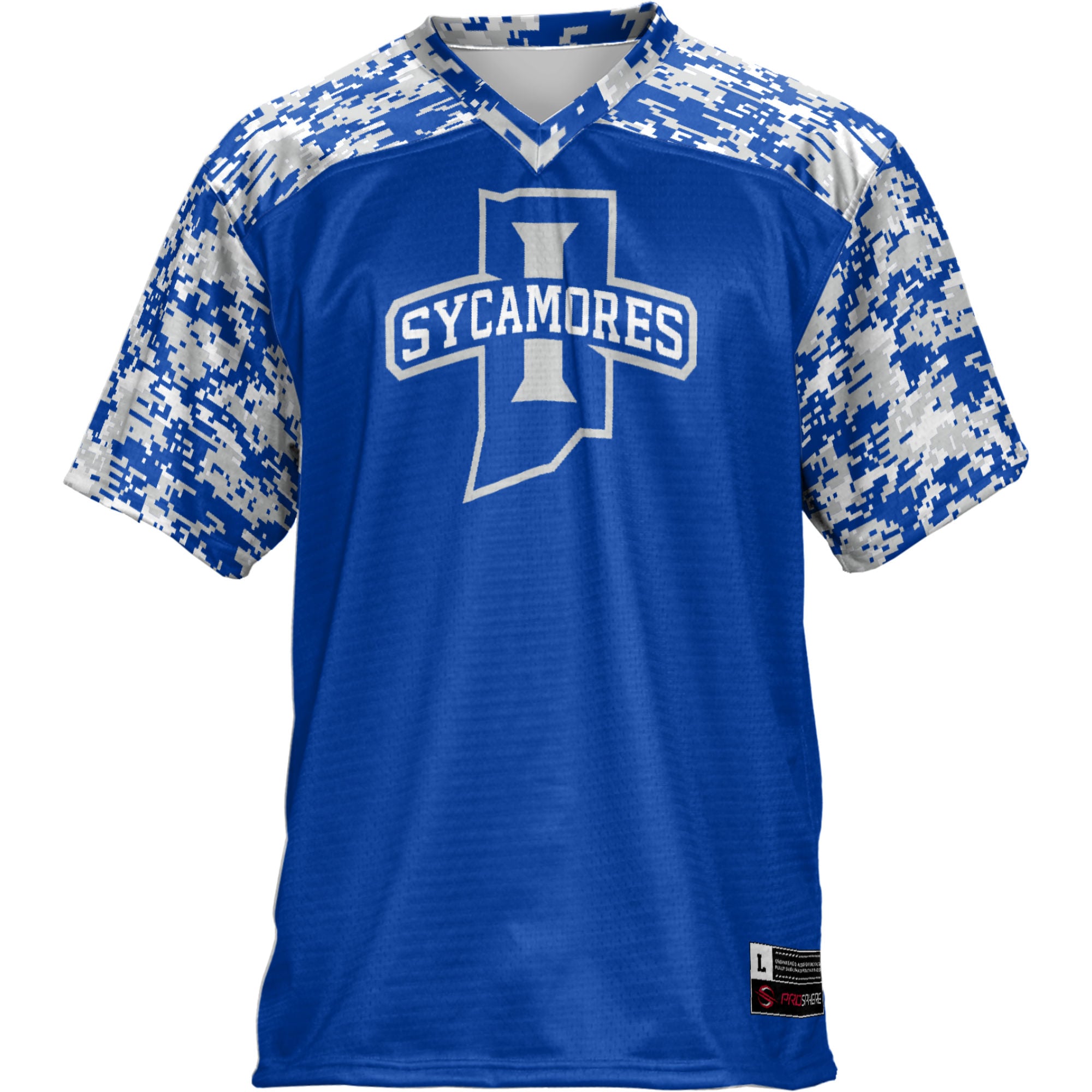 Indiana State Sycamores Football Jersey Royal - front view